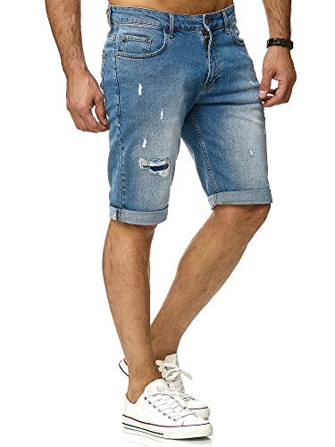 redbridge-shorts-jeansshorts-blau-w29-destroyed image 8