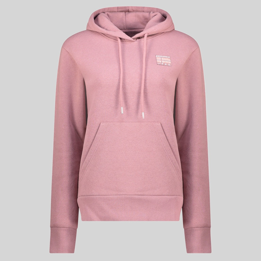 geographical-norway-guni-damen-hoodie-schwarz-kangurutasche image 3