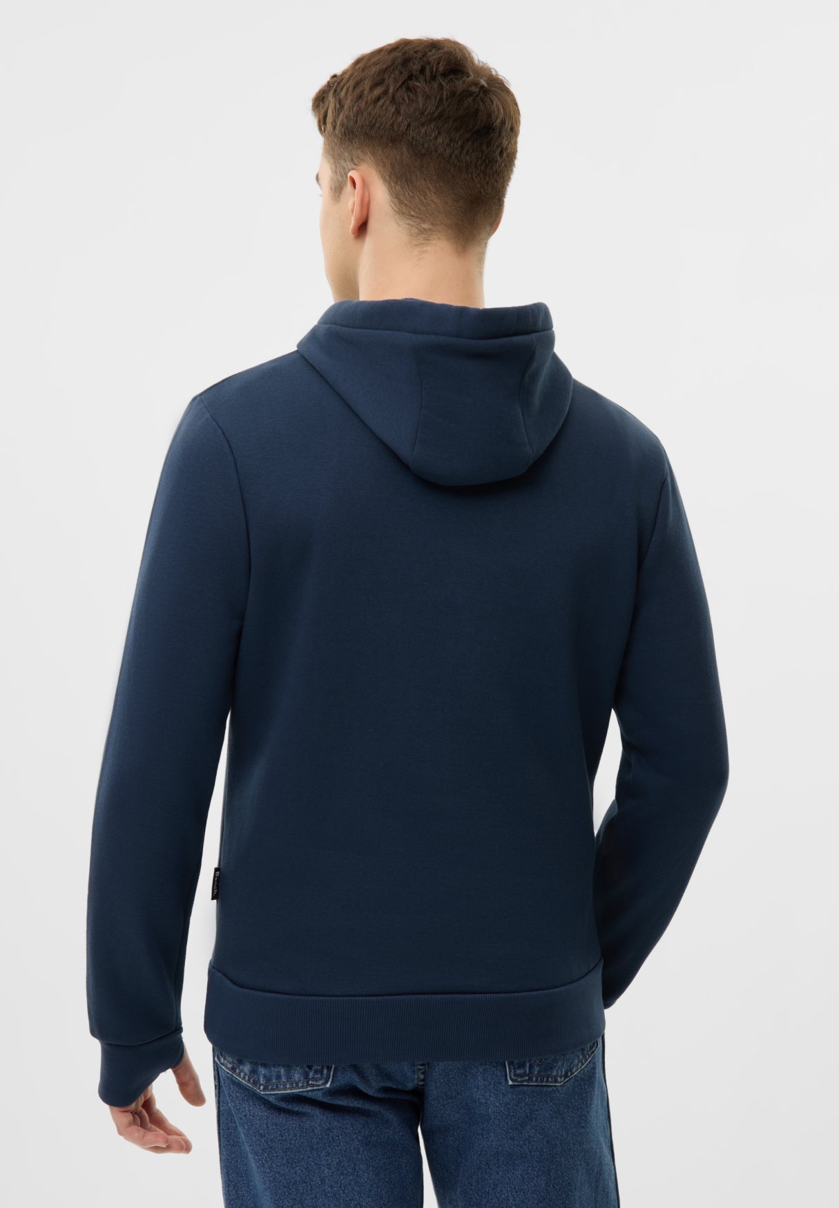 bench-halsnead-hoodie-herren-navy-half-zip image 3