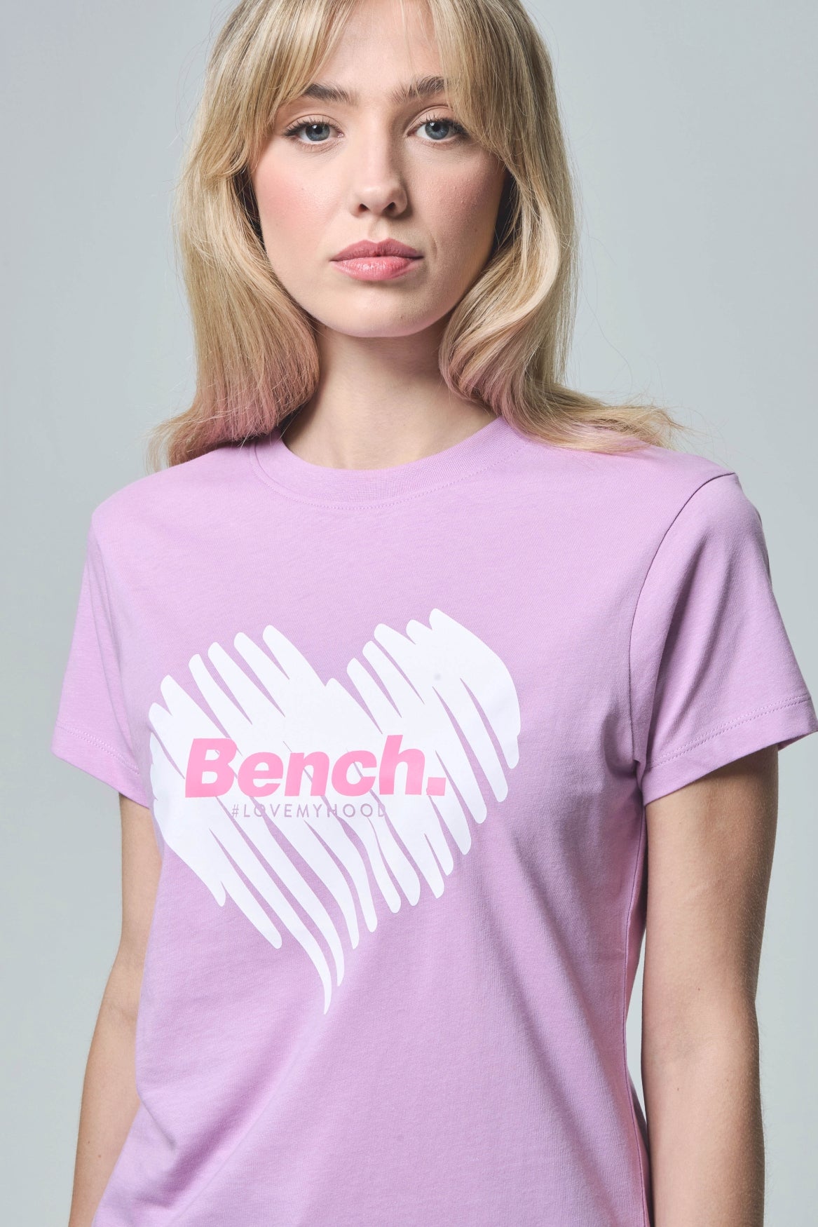 bench-miao-damen-t-shirt-violet-herz-figurbetont-baumwolle image 4