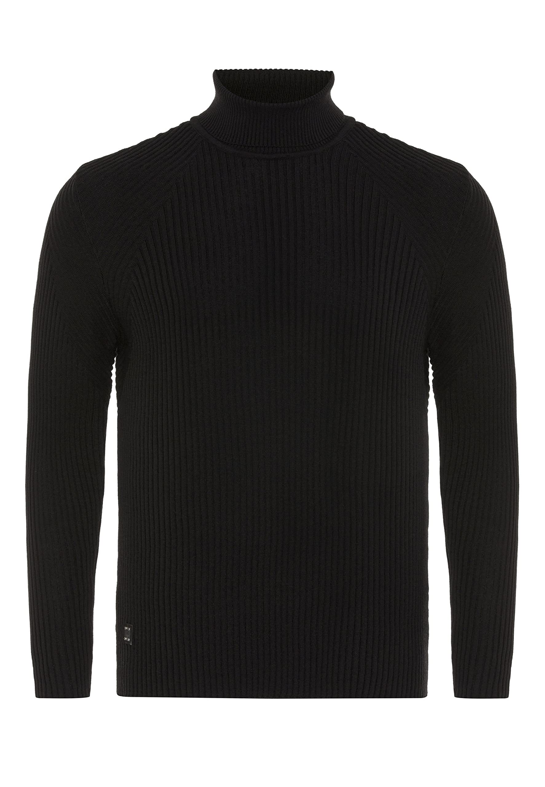 redbridge-rollkragenpullover-herren-strick-schwarz image 7