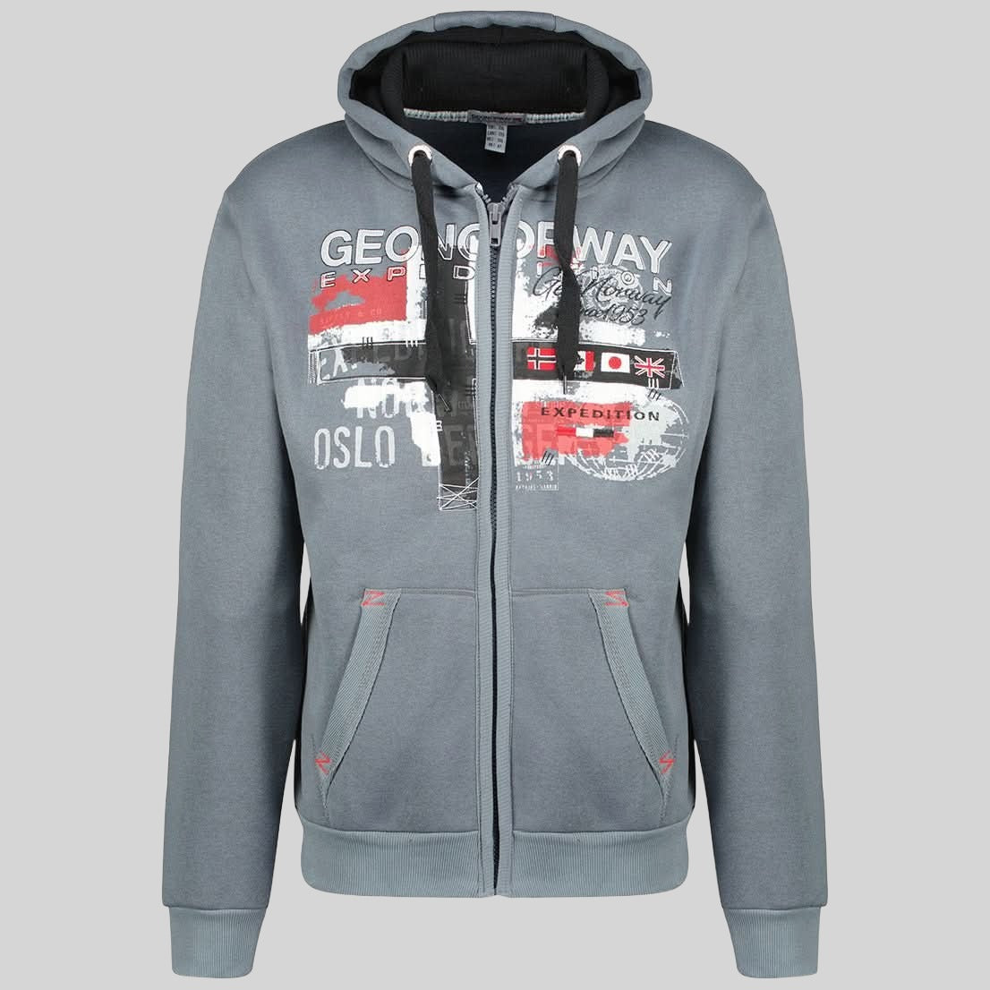 geographical-norway-getchup-kapuzenjacke-herren-grau image 5