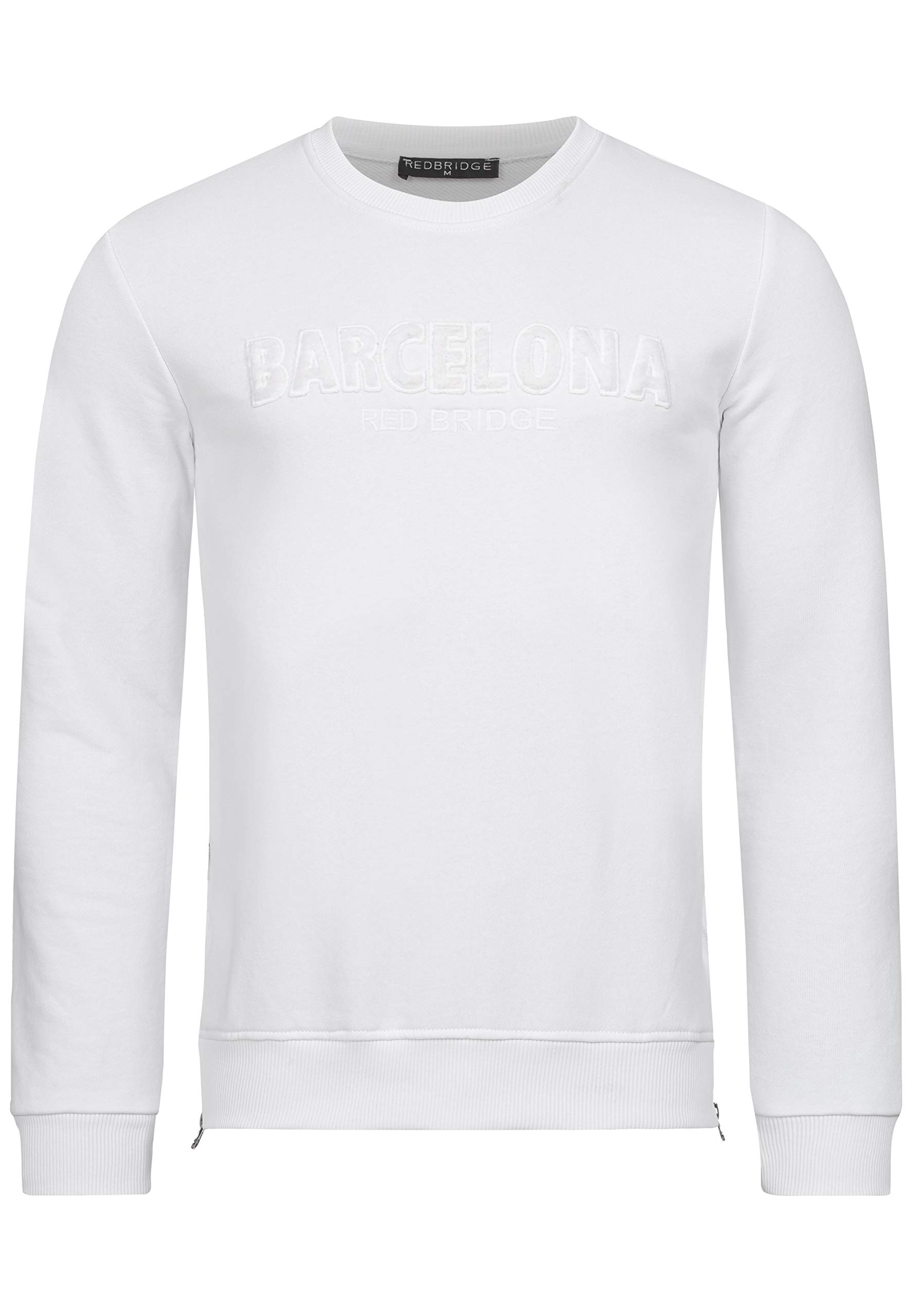 redbridge-barcelona-sweater-herren-pullover-wei-regular-fit image 3