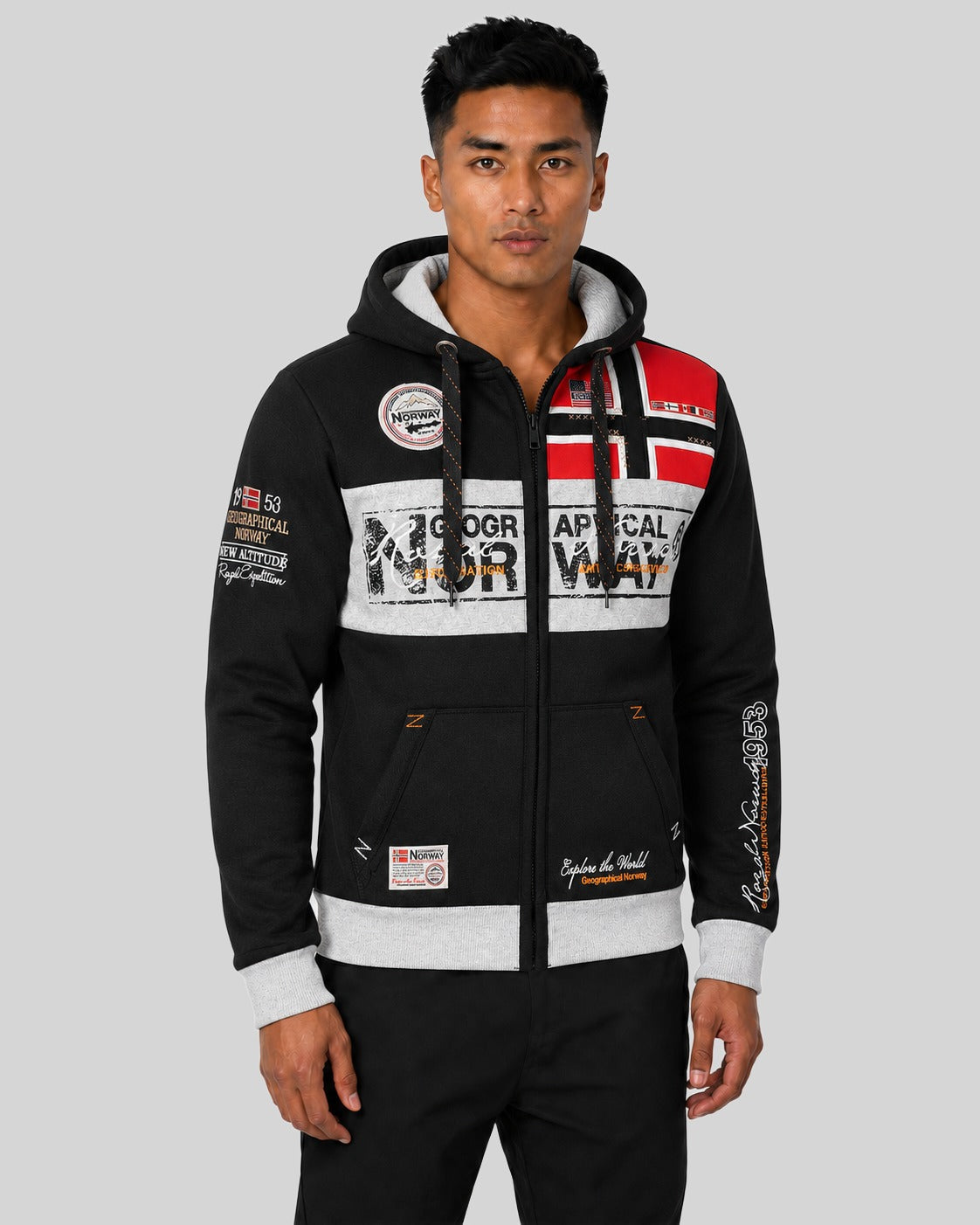 geographical-norway-flyer-hoodie-herren-schwarz-m-rei-verschluss image 7