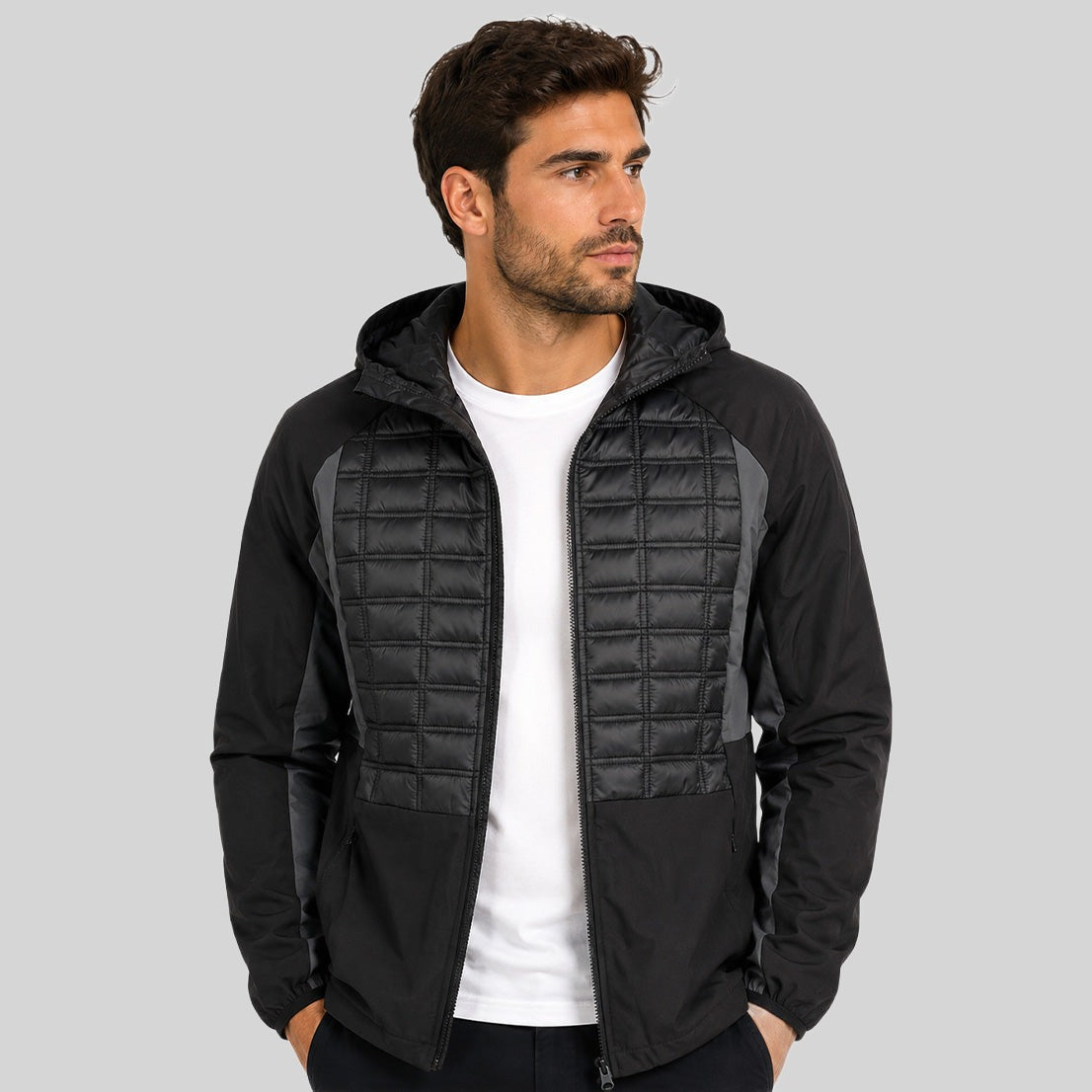geographical-norway-chouki-herren-steppjacke-schwarz-winter image 1