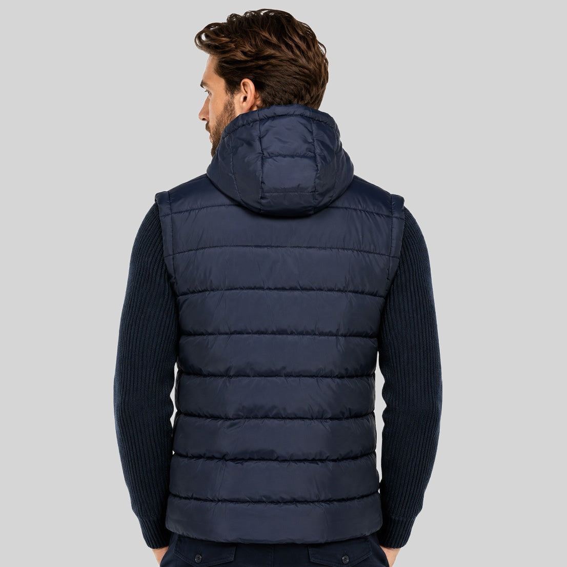 geographical-norway-create-herren-steppjacke-schwarz-hybrid-winterjacke image 2