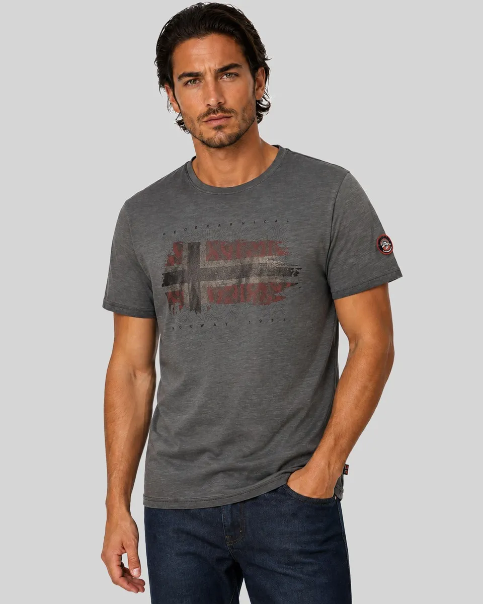 geographical-norway-jopograph-t-shirt-herren-schwarz-baumwolle image 1
