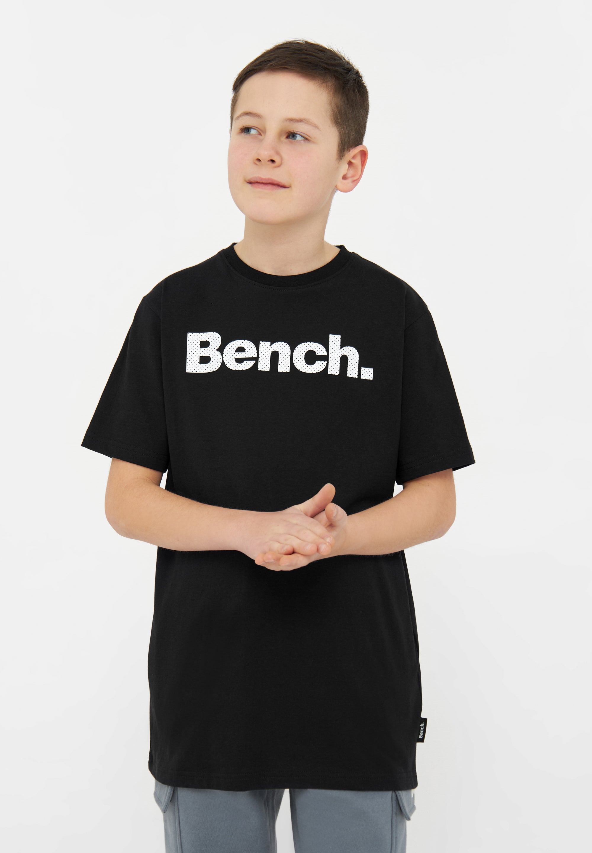 bench-leandro-b-jungen-t-shirt-schwarz-logo-regular-fit image 2