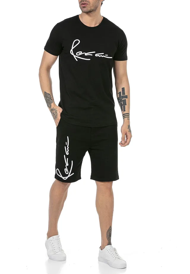 redbridge-sommer-sets-joggerset-schwarz-xxl-baumwolle image 1