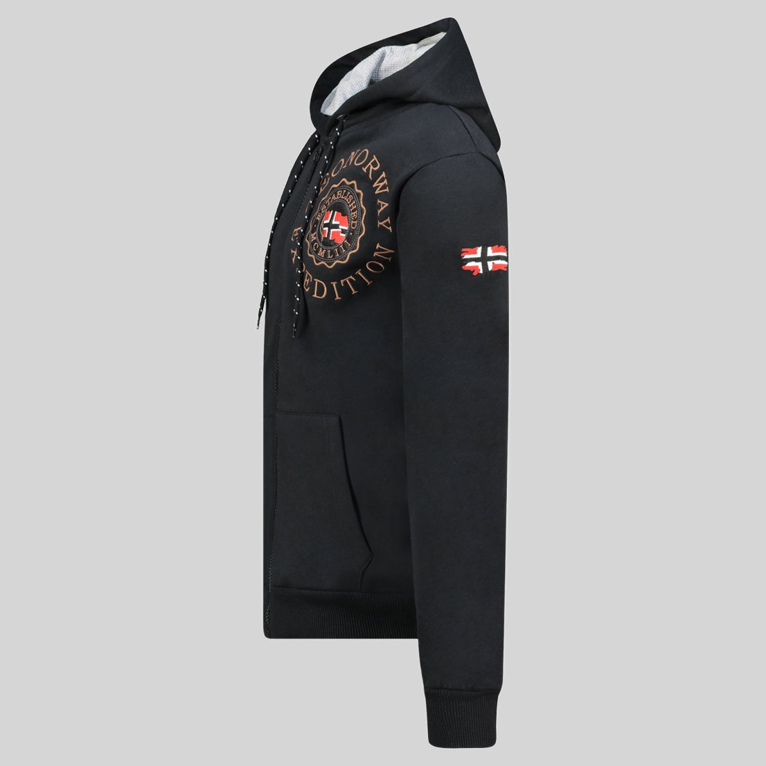 geographical-norway-geganto-sweatshirt-schwarz-hoodie-baumwolle image 4