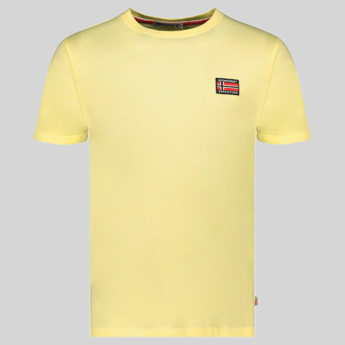 geographical-norway-jaltimore-herren-t-shirt-gelb-baumwolle image 5