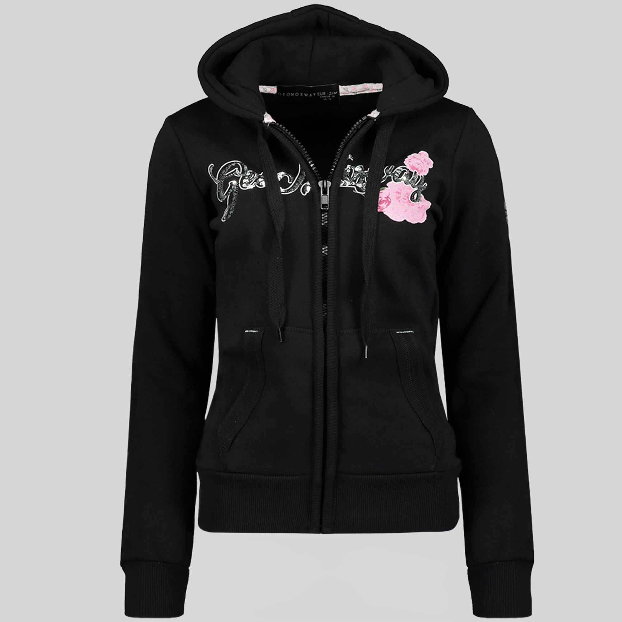 geographical-norway-gelphine-damen-sweatjacke-schwarz image 3