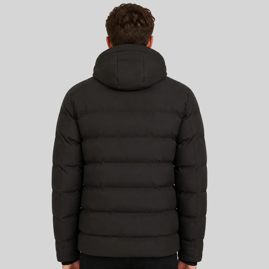 geographical-norway-brandy-herren-steppjacke-schwarz-mit-kapuze image 2