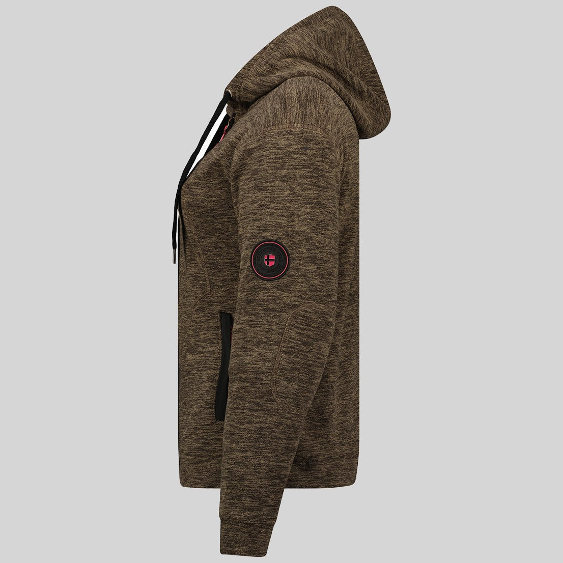 geographical-norway-twelve-damen-fleecejacke-schwarz-kapuze image 5