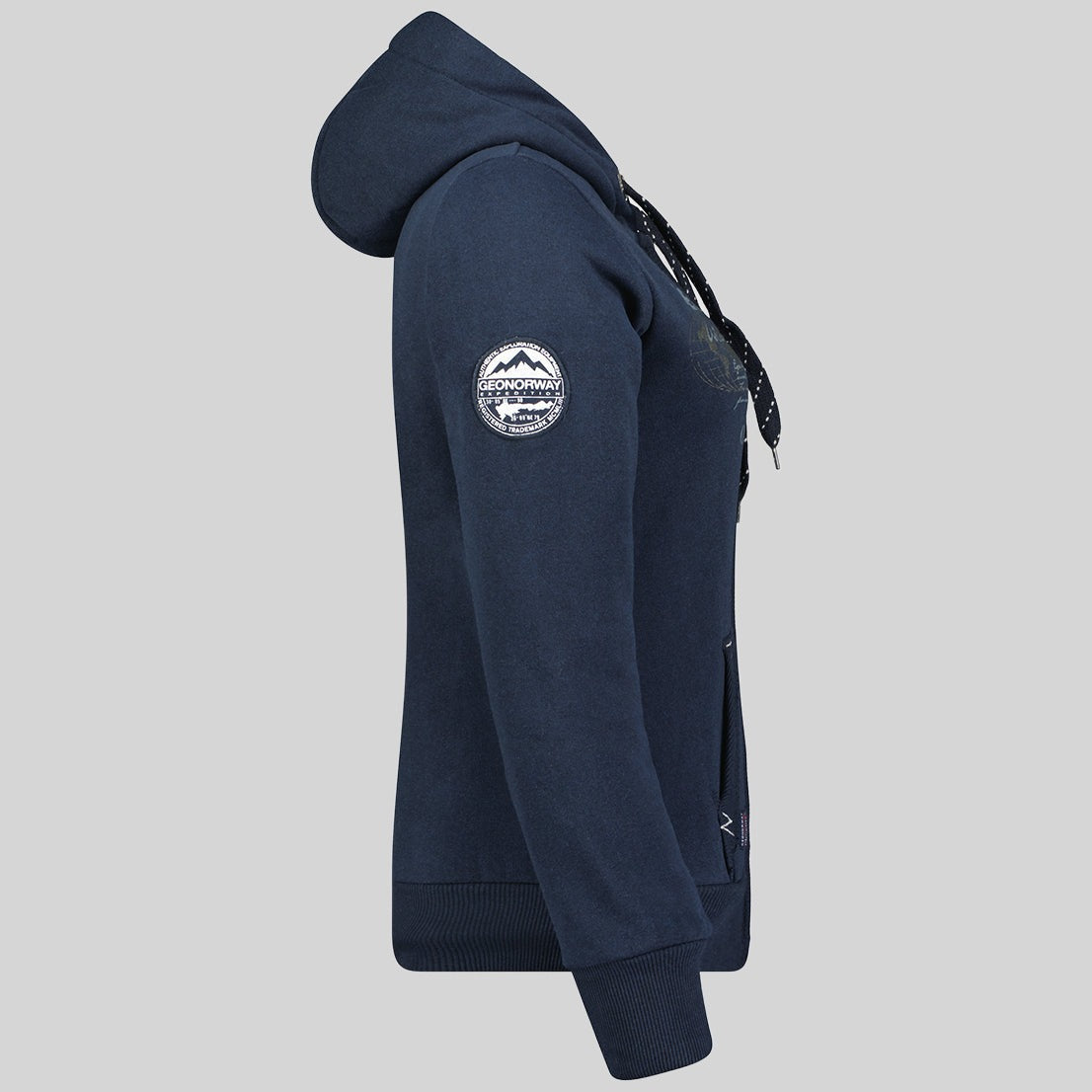 geographical-norway-goresun-hoodie-damen-marine-kapuze image 5