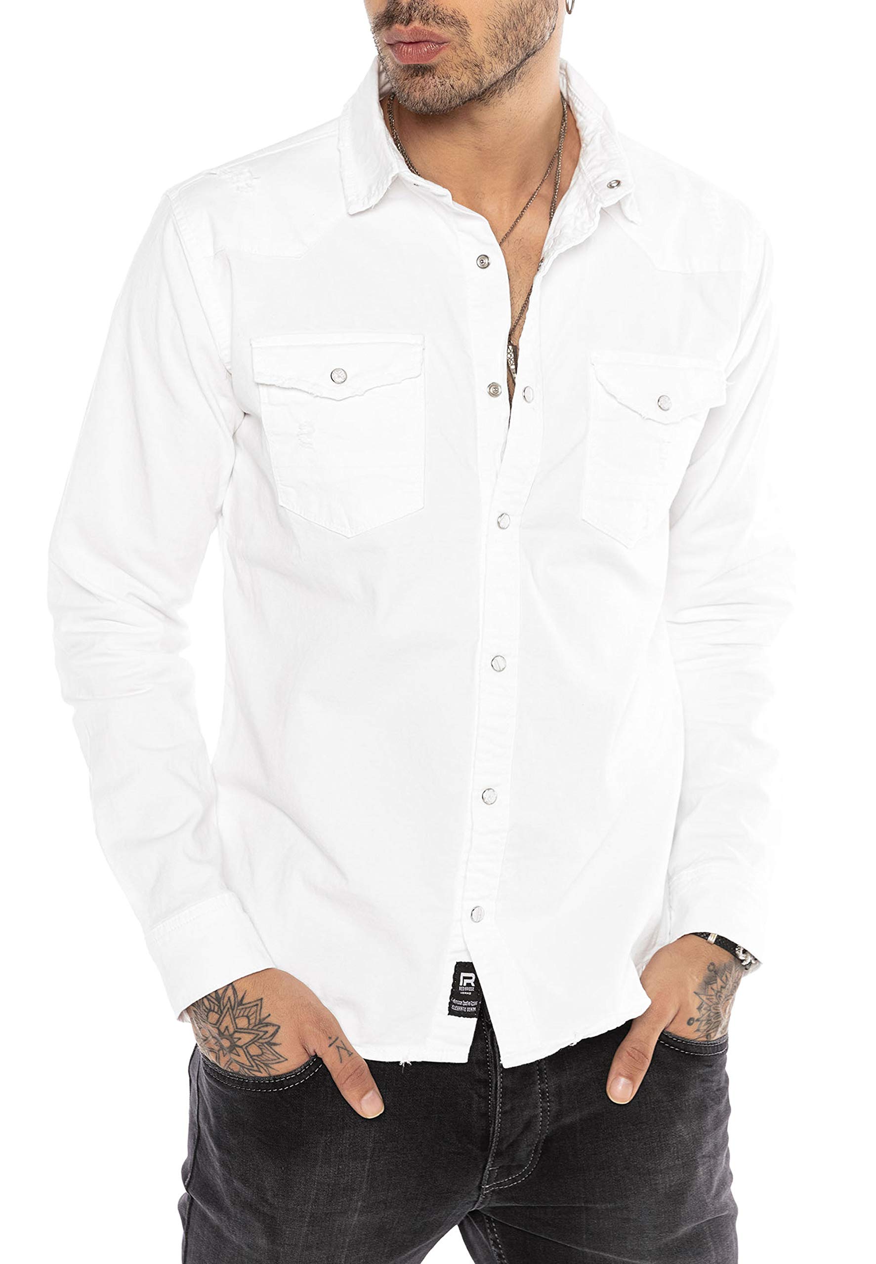 redbridge-hemd-herren-jeanshemd-denim-regular-fit-langarm image 3