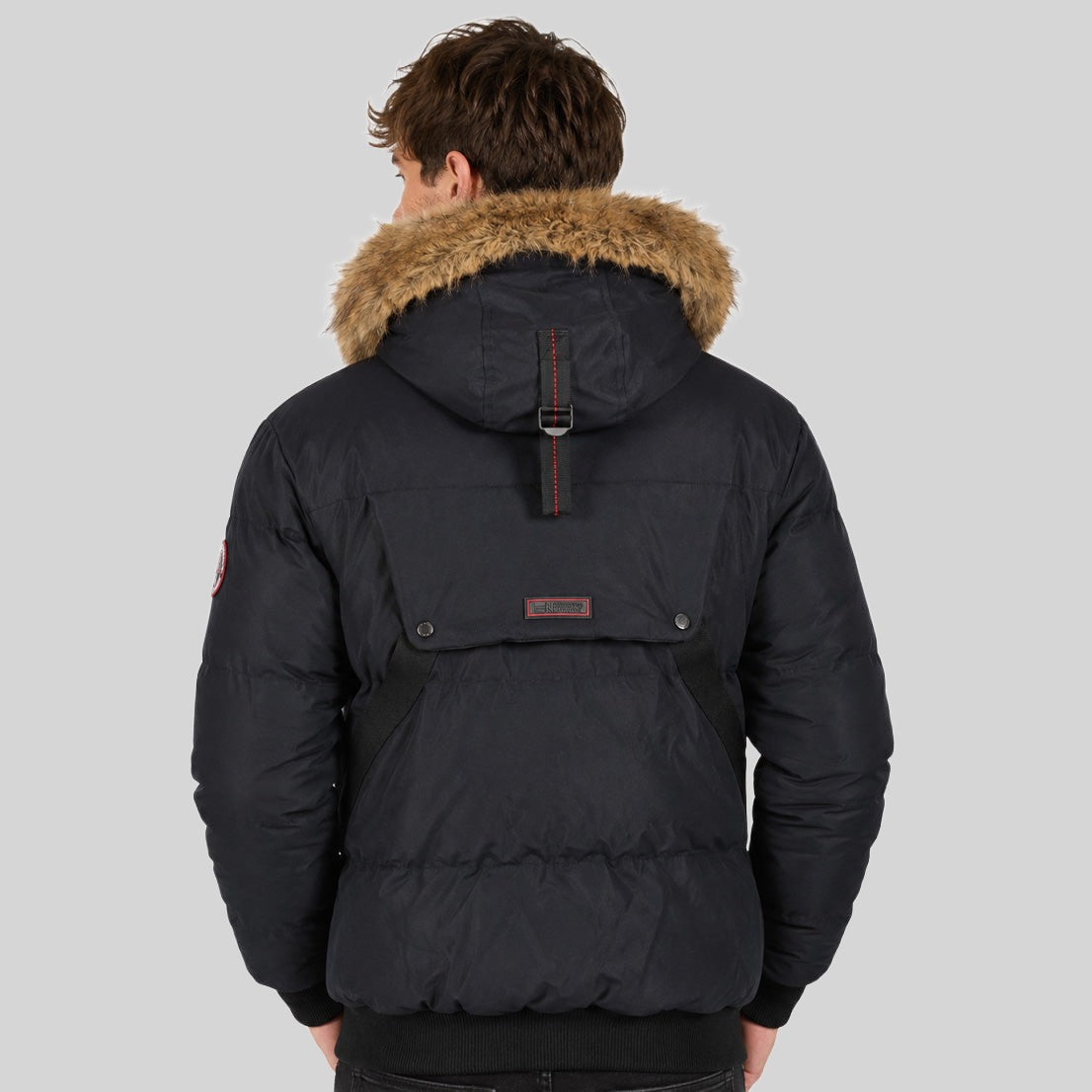 geographical-norway-cameleon-parka-herren-mit-fellkapuze-warm-gef-ttert-winter image 2