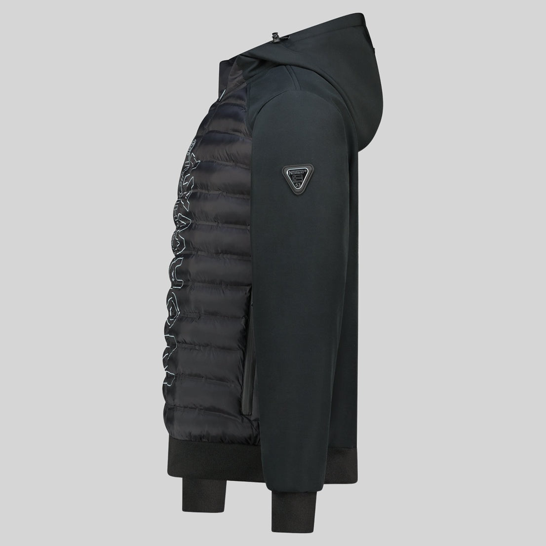 geographical-norway-alpha-herren-steppjacke-schwarz-mit-kapuze image 4