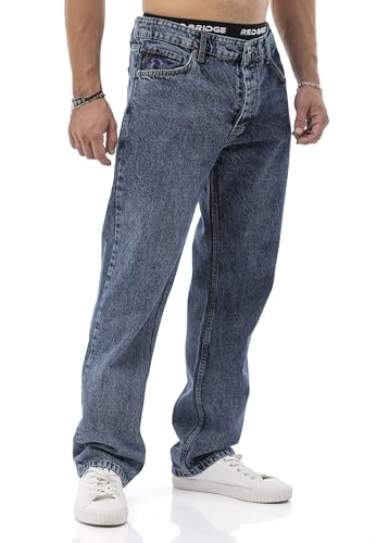 redbridge-jeans-by-diga-straight-fit-herren-blau-baumwolle image 8