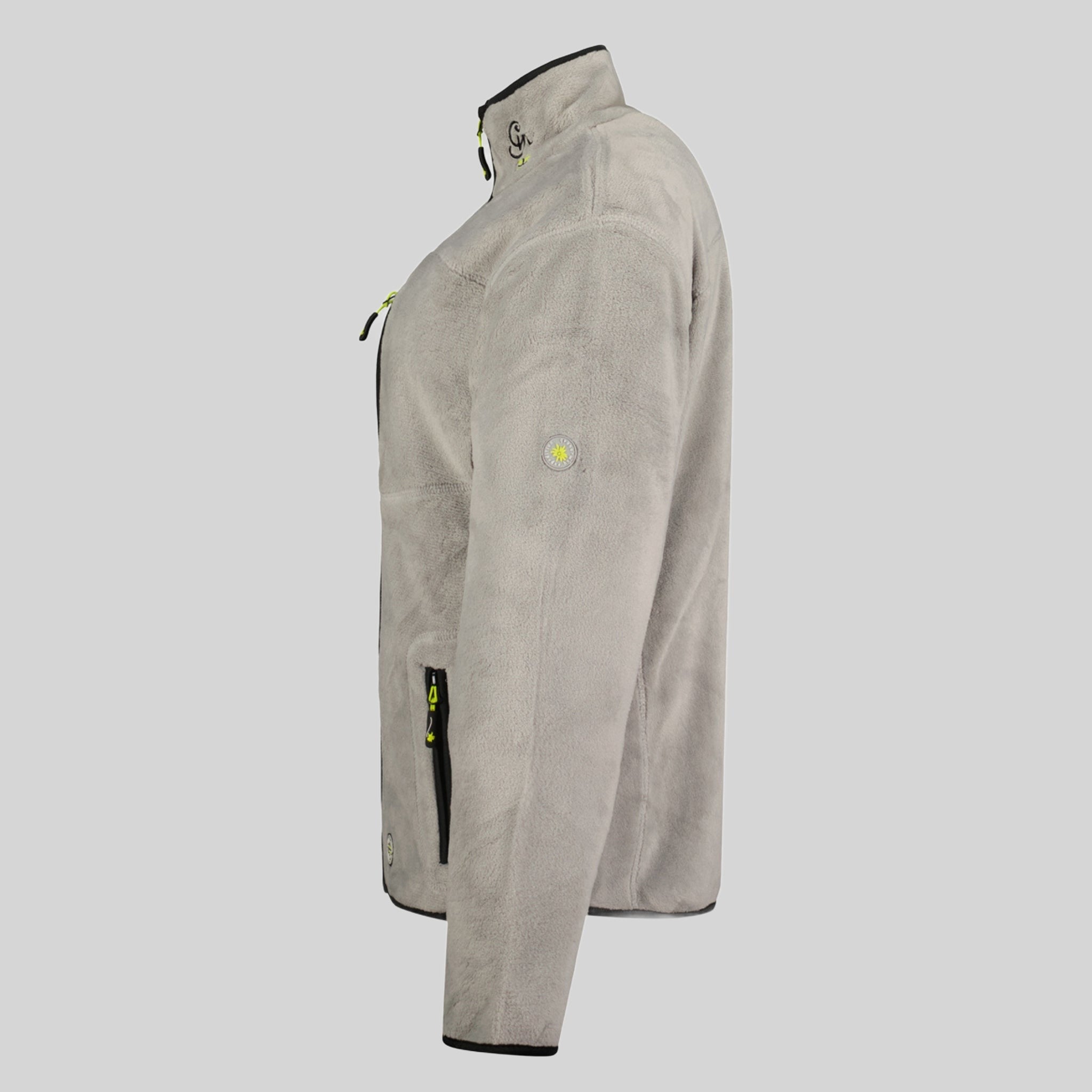 geographical-norway-tamoureuse-damen-fleecejacke-hellgrau-taschen image 4