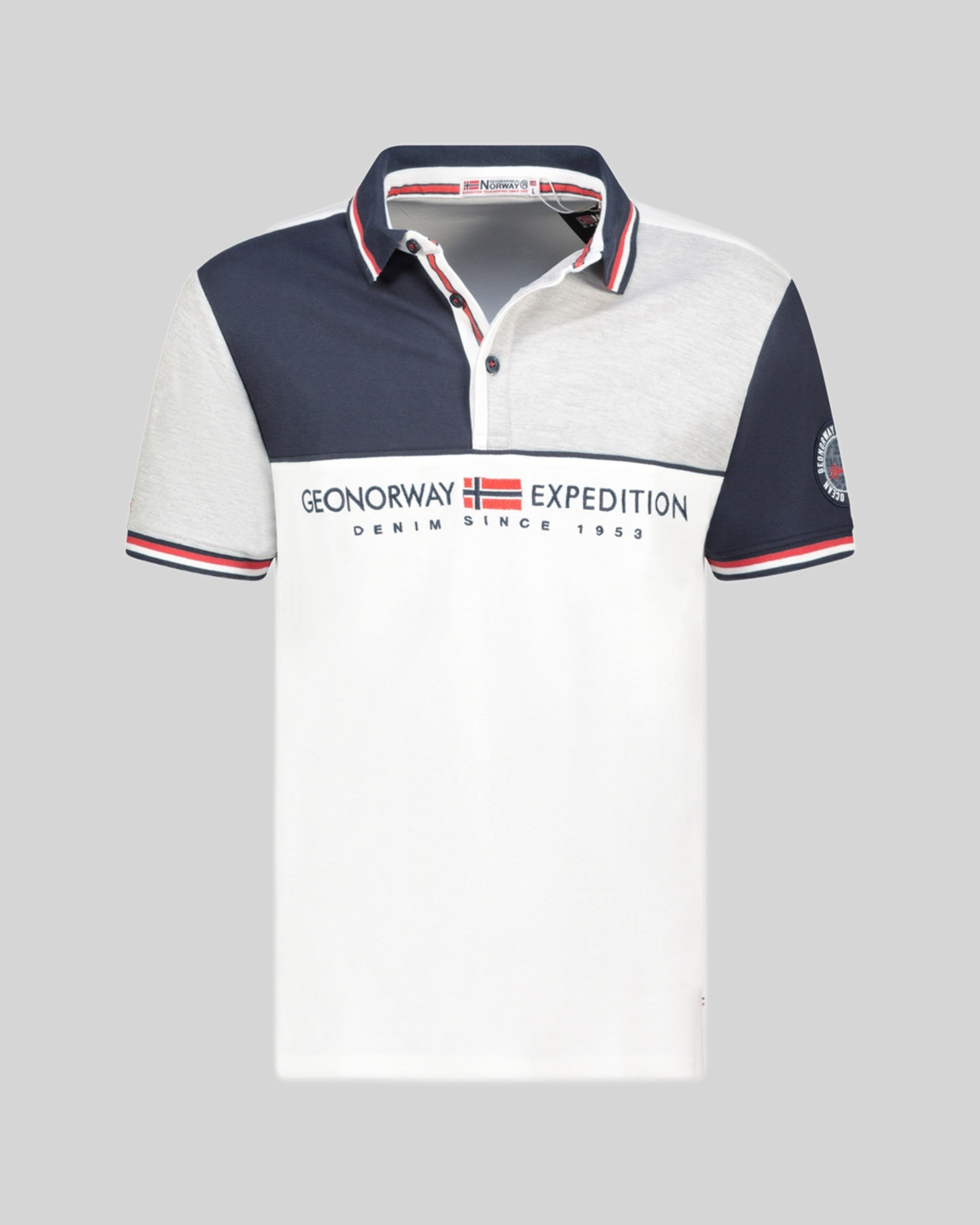 geographical-norway-kondo-polo-herren-wei-baumwolle-m image 5