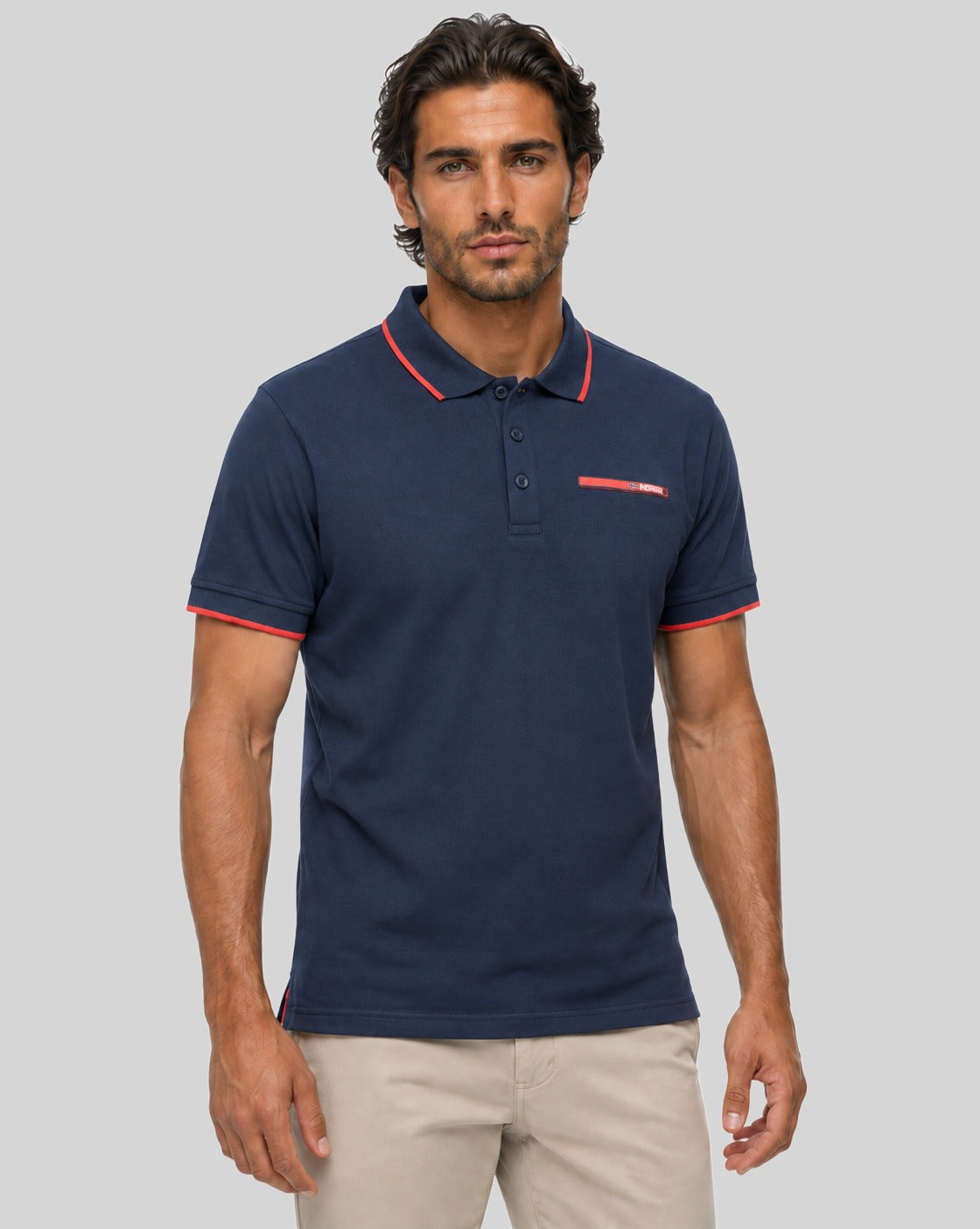 geographical-norway-karem-herren-polo-schwarz-baumwolle image 4