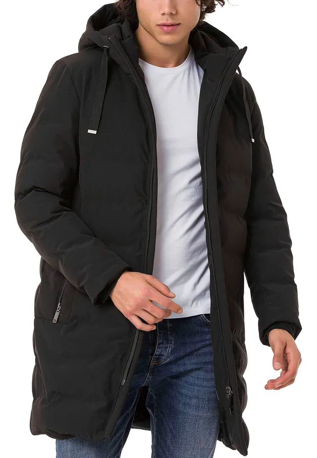 redbridge-steppmantel-pufferparka-herren-schwarz-winter image 1