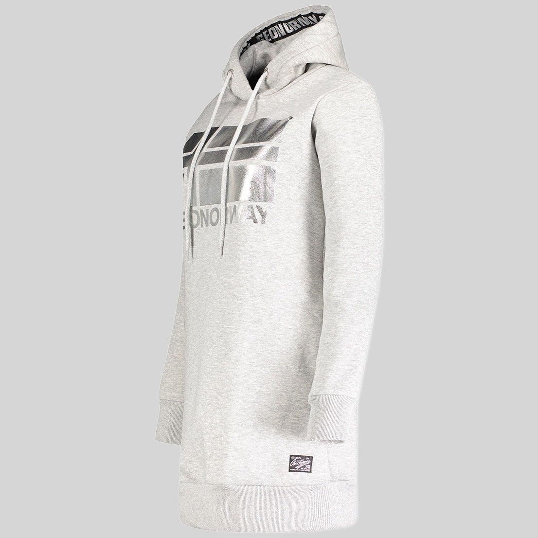 geographical-norway-fabienne-sweatkleid-schwarz-hoodiekleid-kapuze image 7