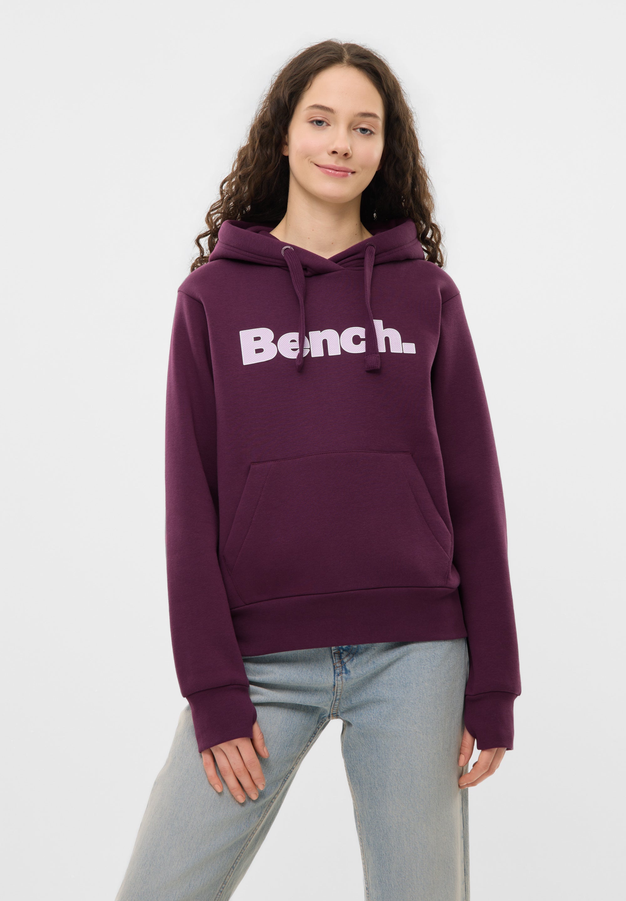 bench-tealy-hoodie-damen-schwarz-kapuzenpullover-regular image 2