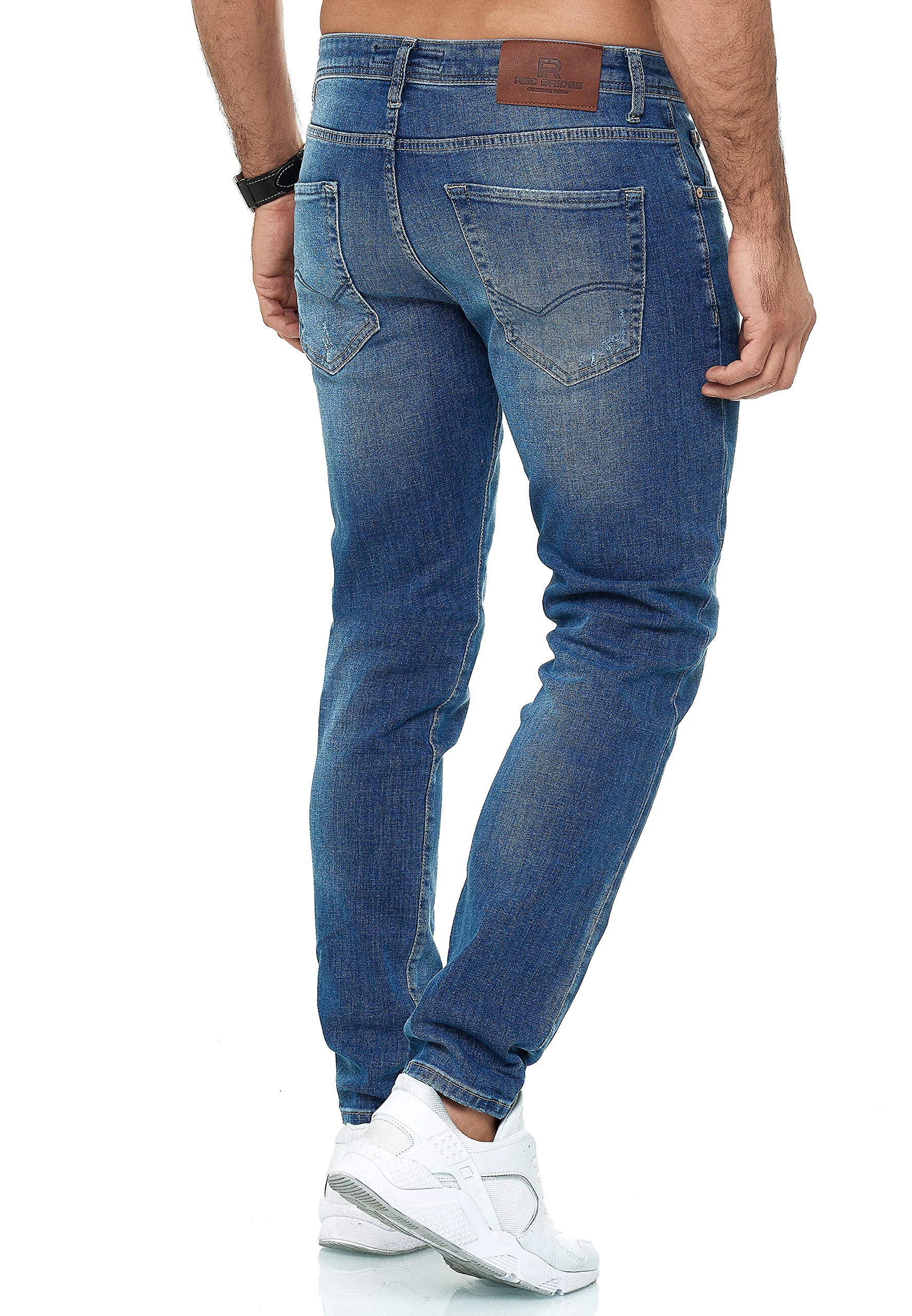 redbridge-jeans-herren-regular-slim-fit-denim-stretch-blau-m4249 image 4