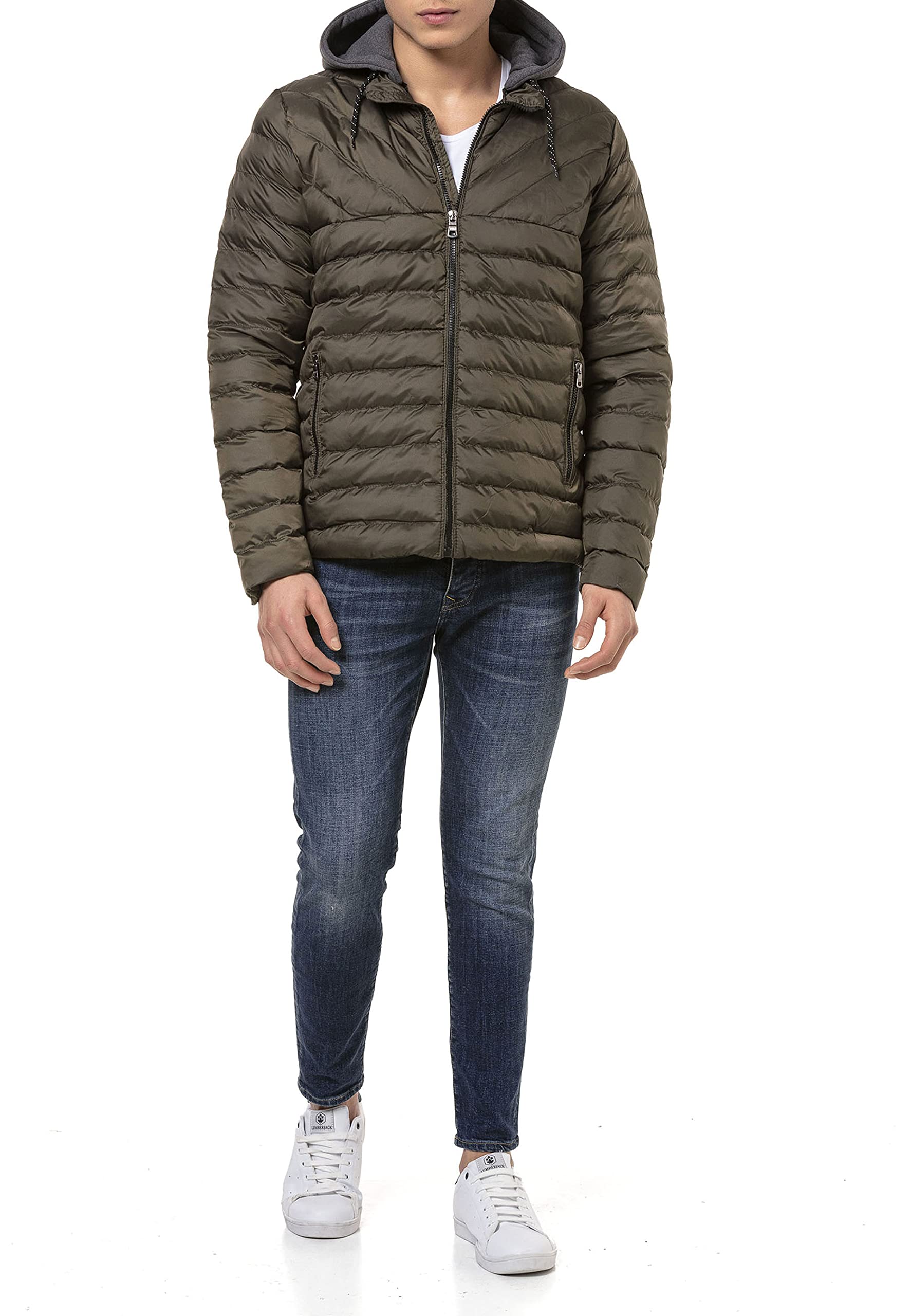 redbridge-jacke-herren-steppjacke-bomberjacke-khaki-gr-xl image 5