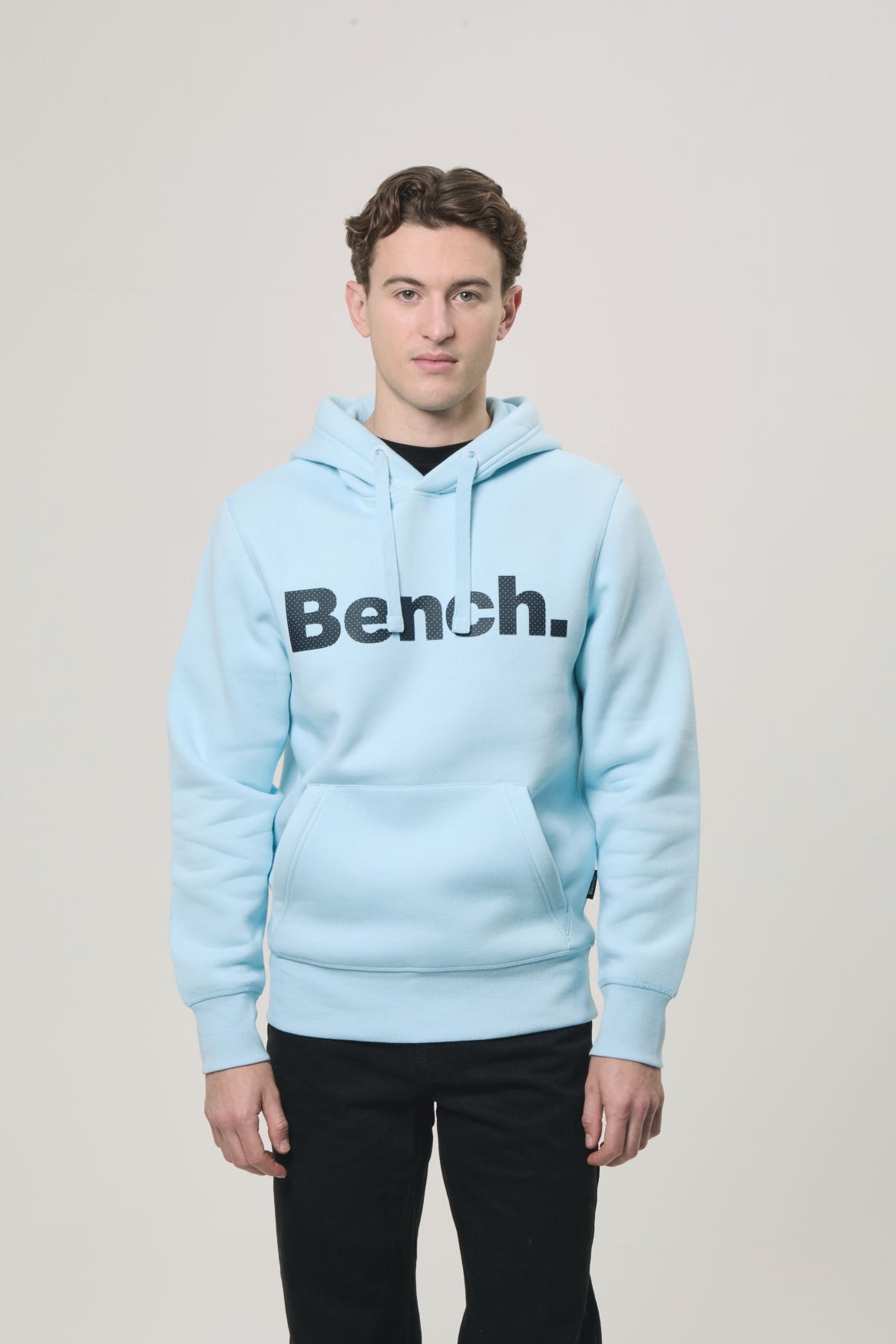 bench-skinner-spots-hoodie-herren-black-slim-fit image 6
