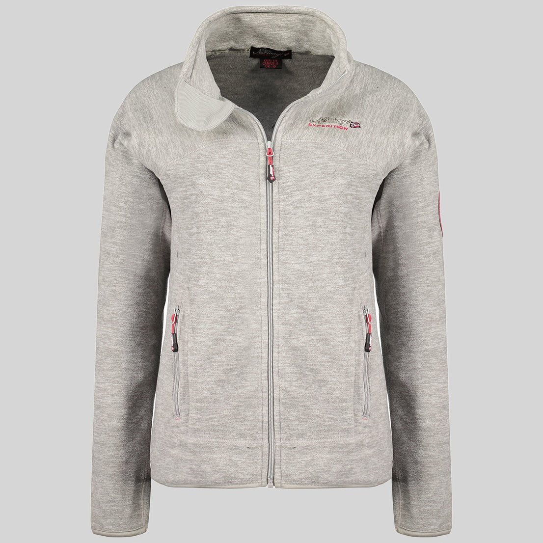 geographical-norway-tyrell-damen-fleecejacke-schwarz-stehkragen image 3