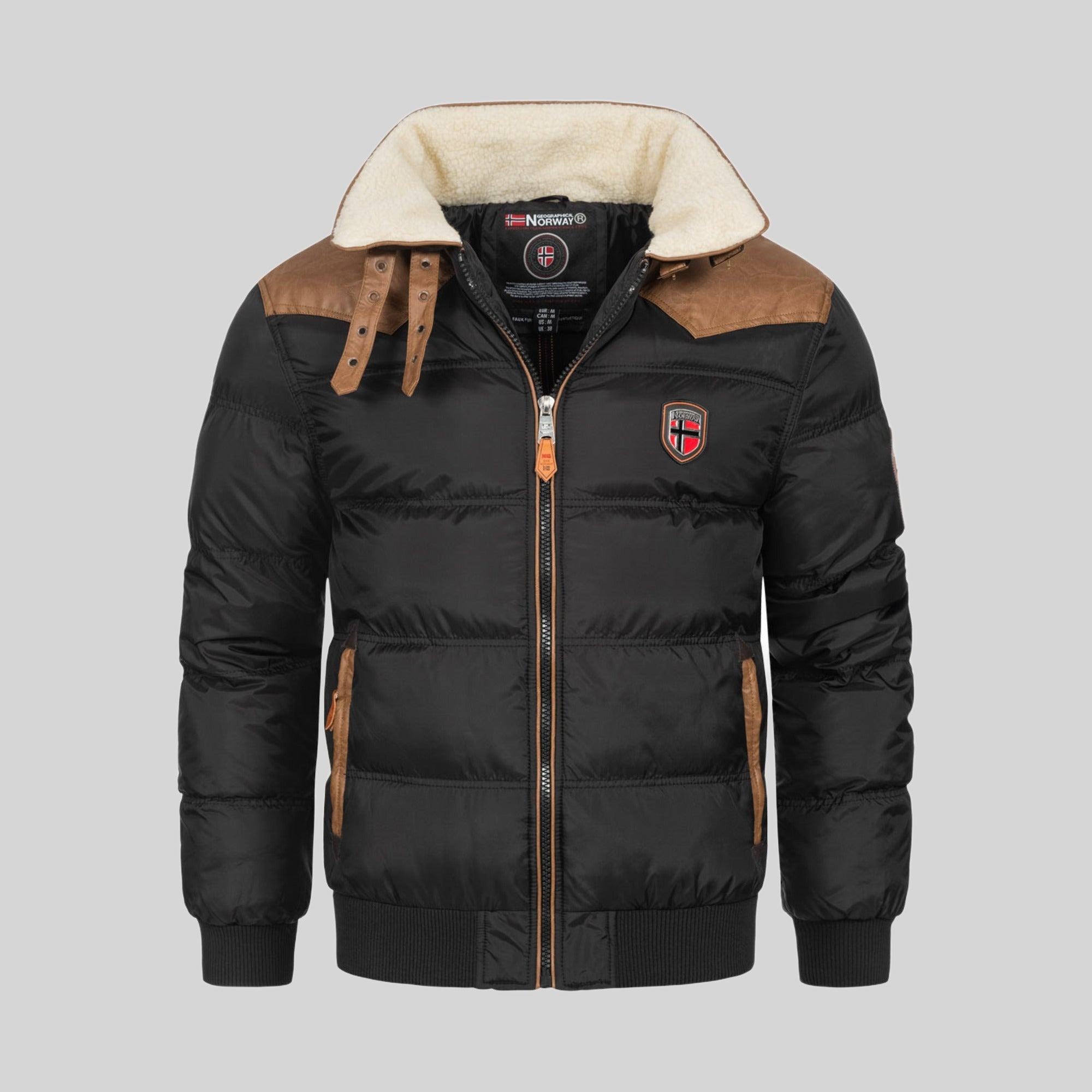 geographical-norway-abramovitch-steppjacke-herren-schwarz image 3