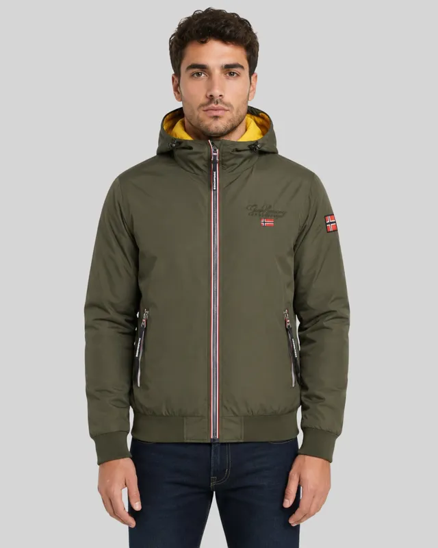 geographical-norway-arrivial-herren-wendejacke-kaki-leicht image 1