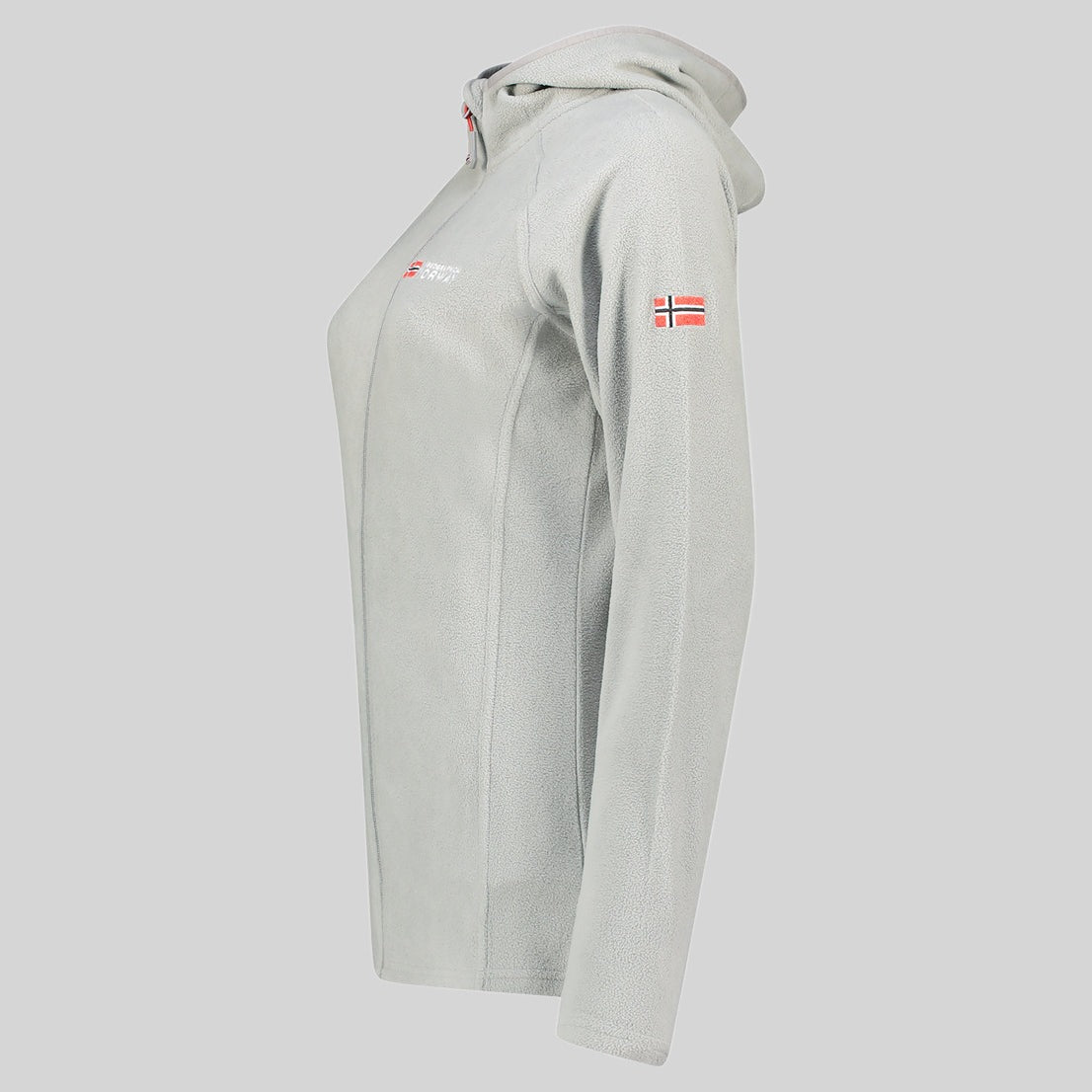 geographical-norway-tugood-fleecejacke-damen-hellgrau-leicht image 4