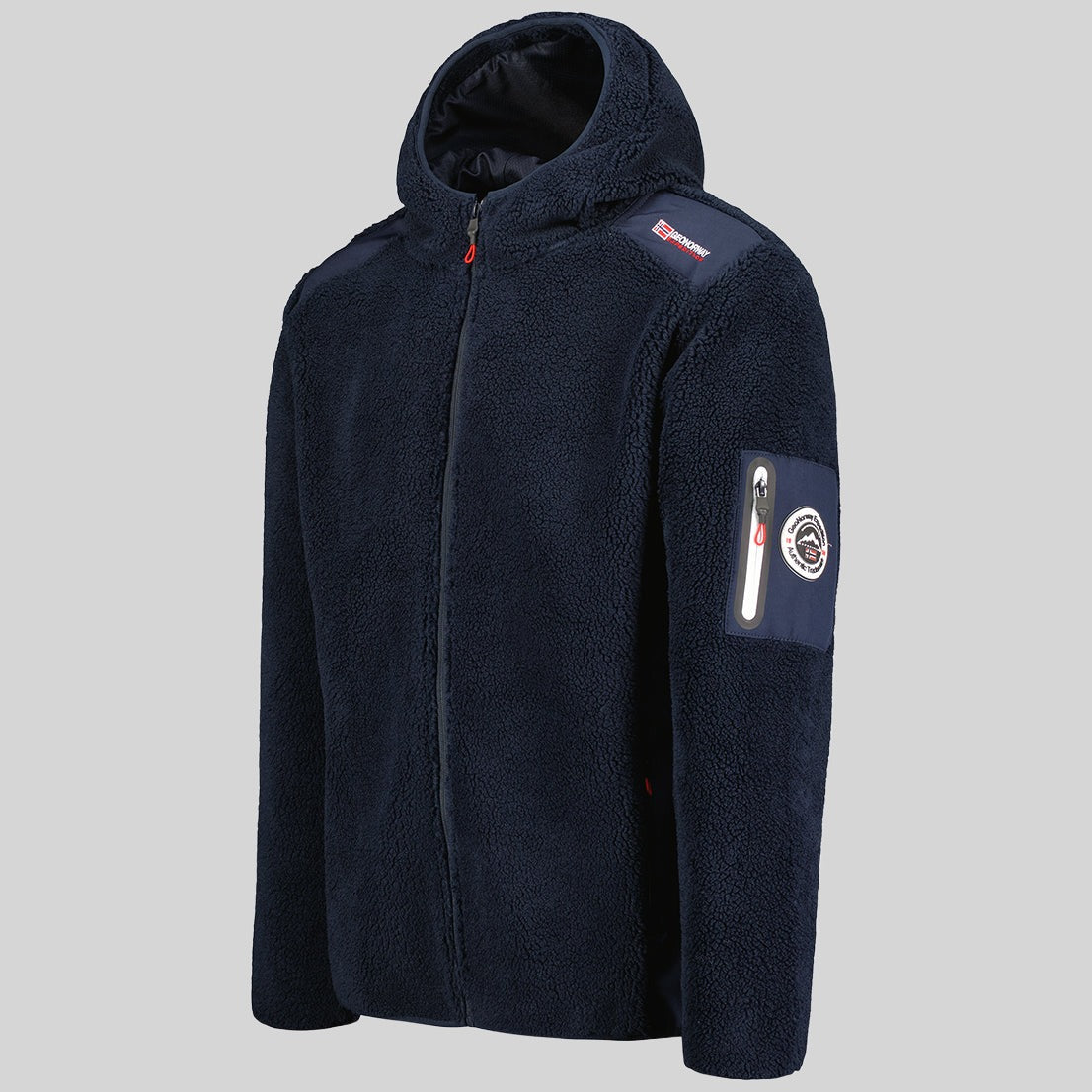 geographical-norway-tufour-herren-fleecejacke-marine-kapuze image 4
