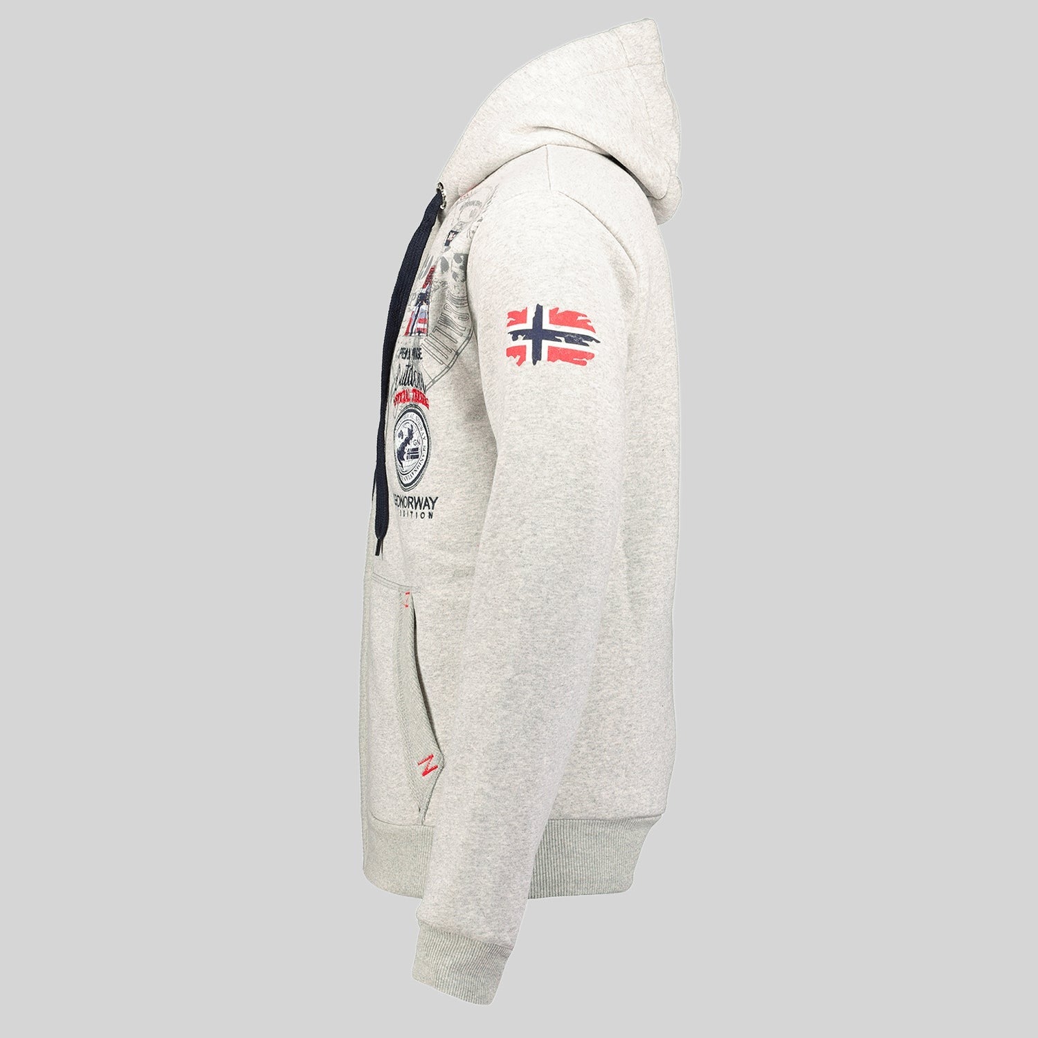 geographical-norway-gotham-herren-hoodie-half-zip-kapuzenpullover image 4