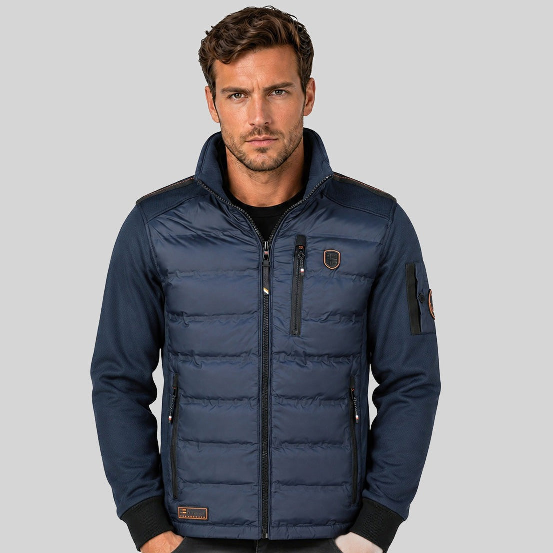 geographical-norway-balaska-steppjacke-herren-marine-kurz image 7
