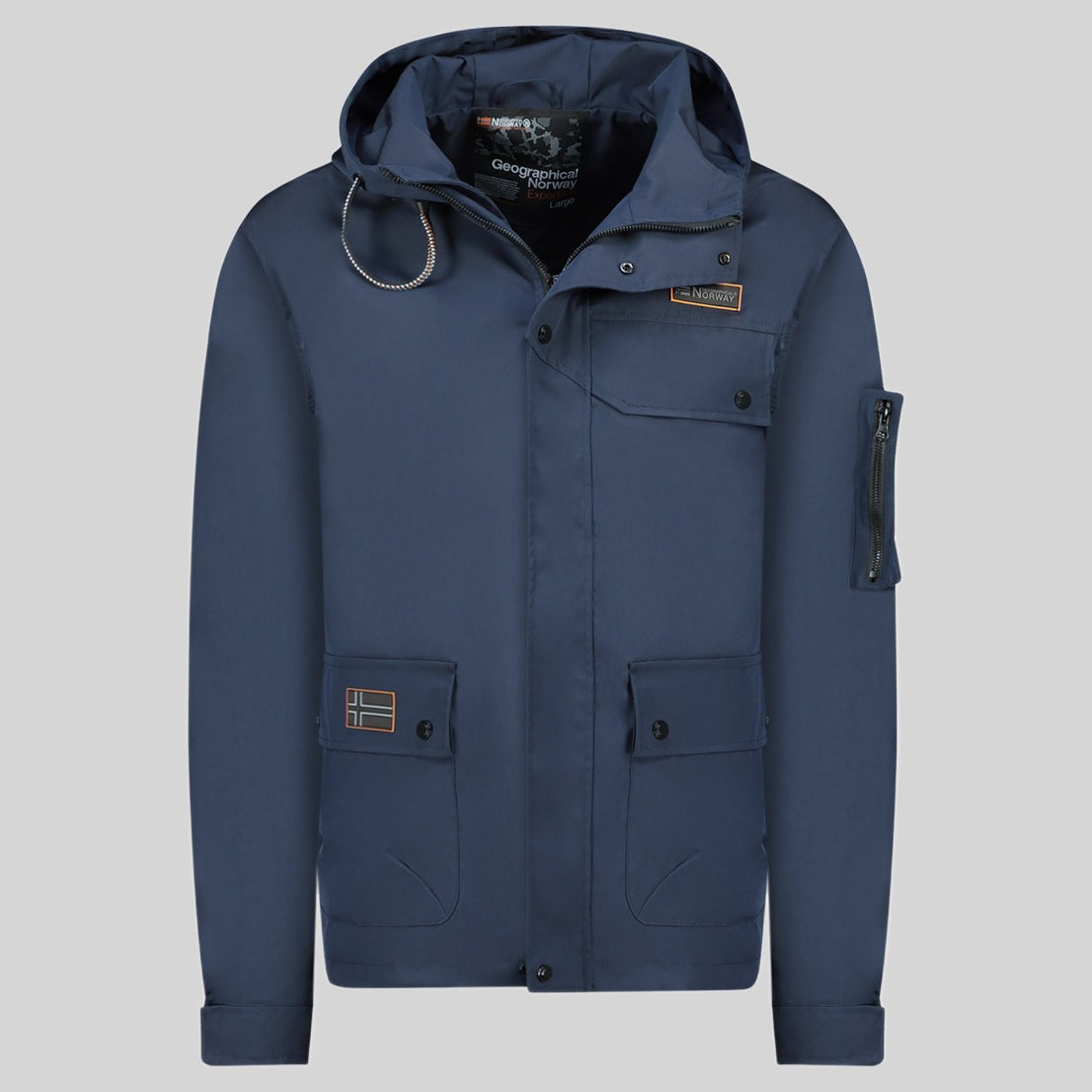 geographical-norway-bakirou-herren-wendejacke-schwarz-leicht image 3