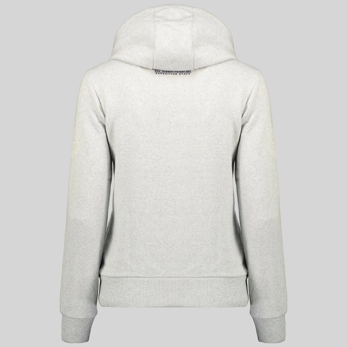 geographical-norway-gayto-damen-hoodie-hellgrau-print image 2