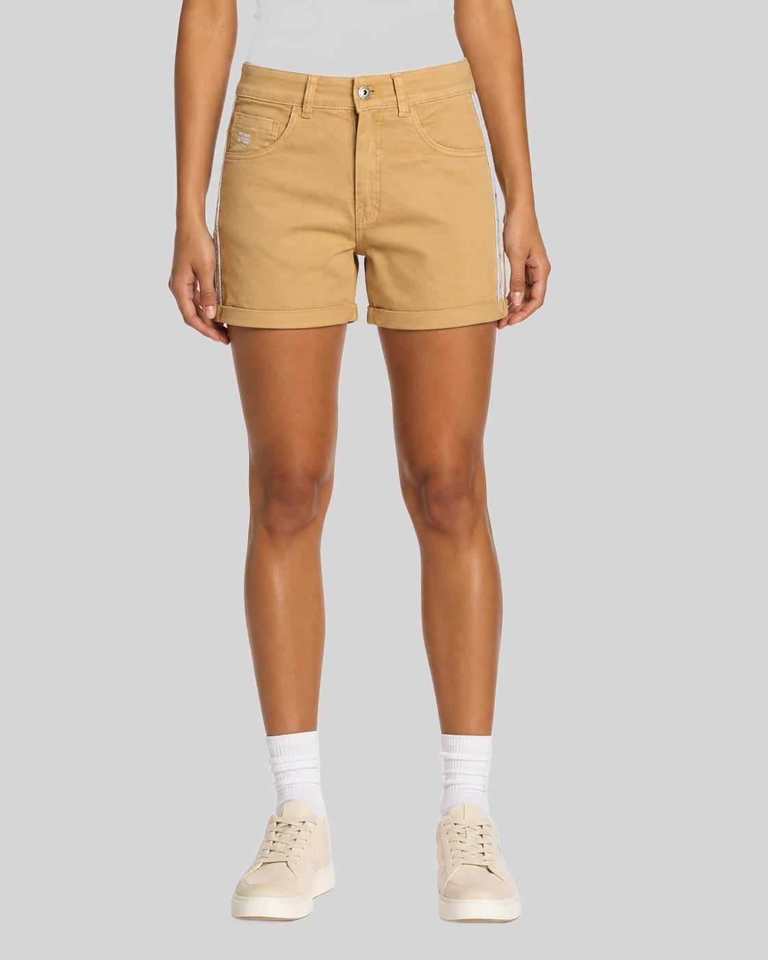 geographical-norway-perlate-bermuda-damen-hellgrau-stretch image 7