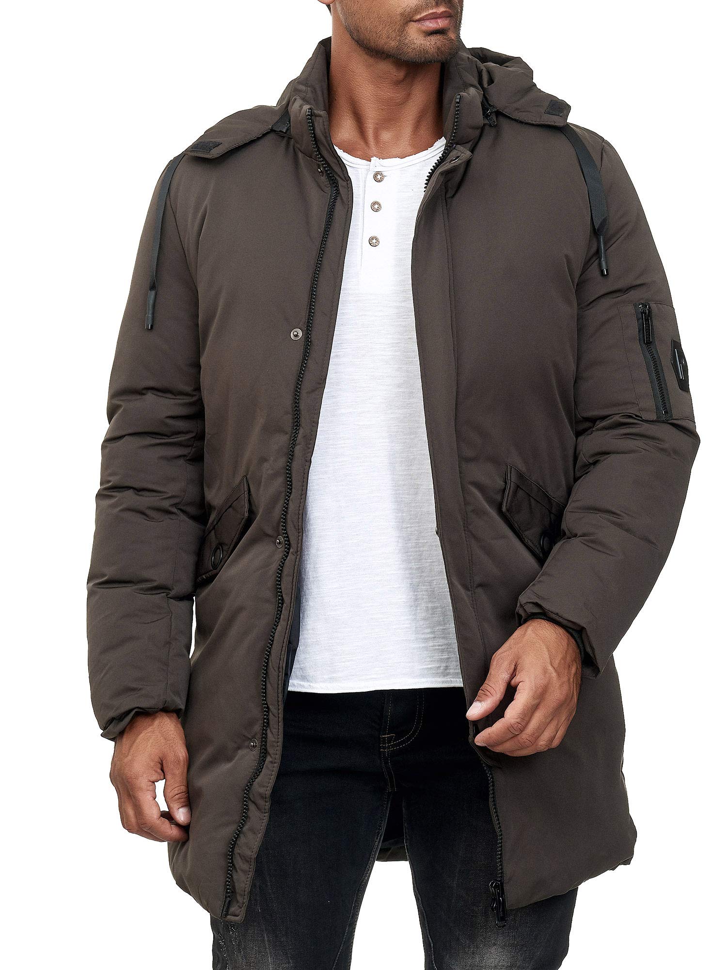 redbridge-parka-winterjacke-long-basic-herren-mit-kapuze image 4