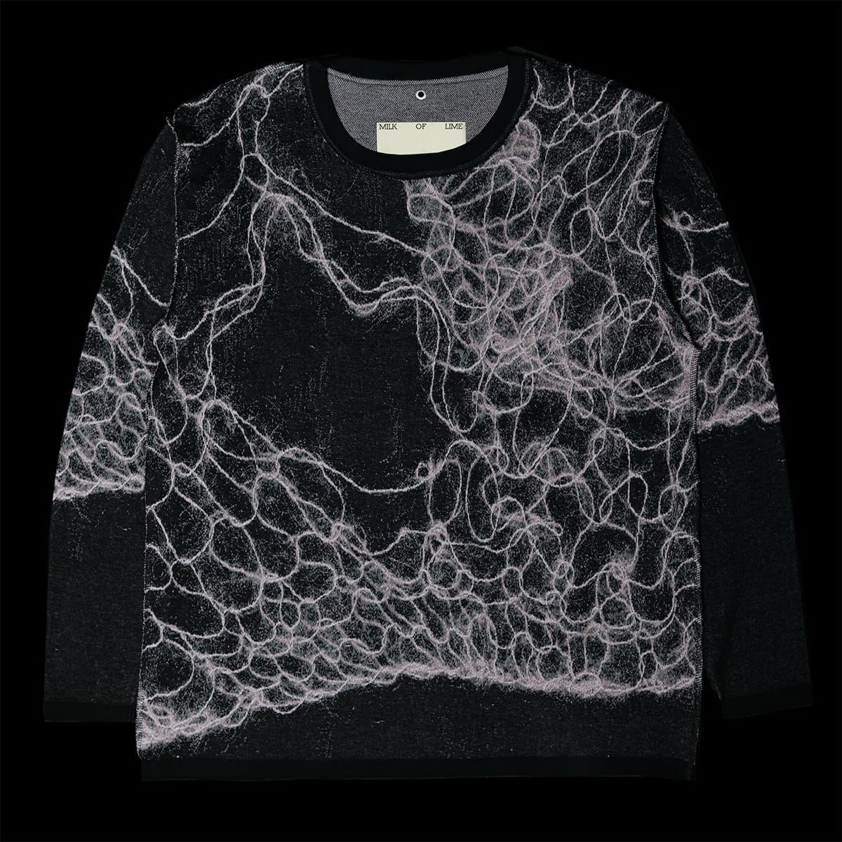 milk-of-lime-trompe-l-oeil-sweater-statement-pullover image 1