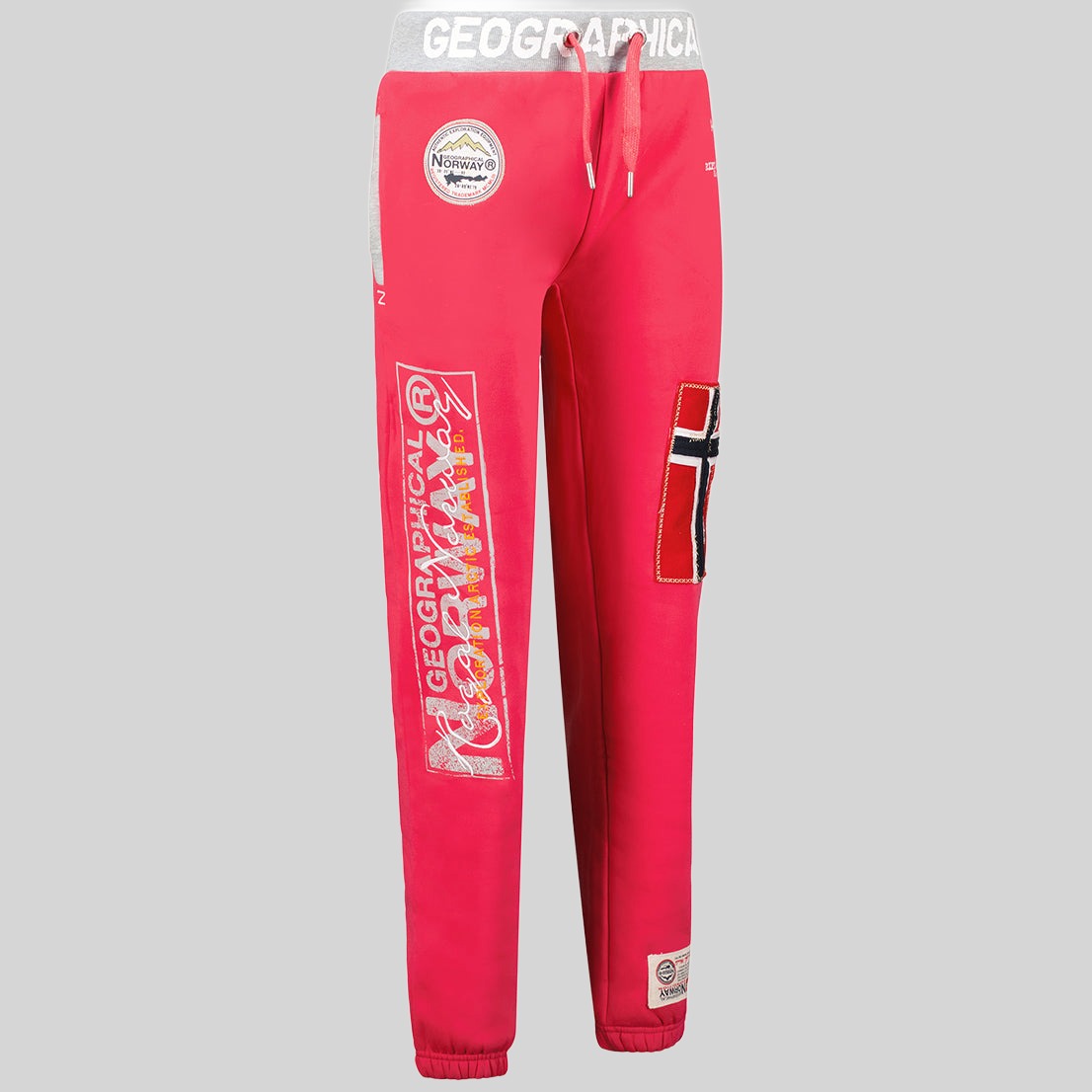 geographical-norway-myer-jogginghose-damen-schwarz-norway-print image 4