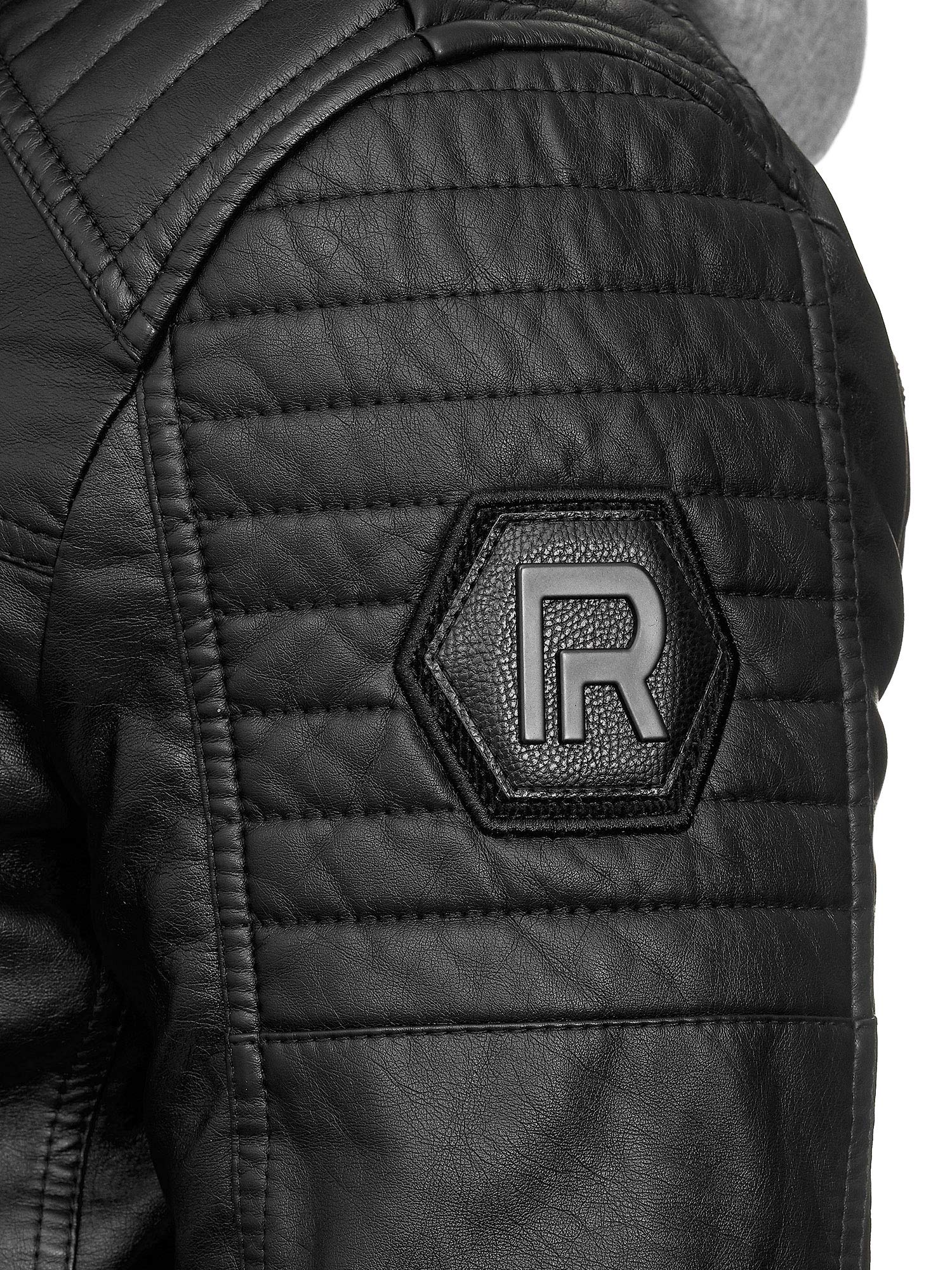 redbridge-bikerjacke-kunstleder-kapuze-schwarz-l image 7
