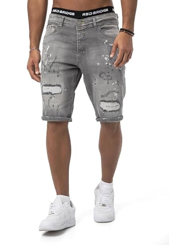 redbridge-m4896-jeans-shorts-herren-denim-destroyed image 8