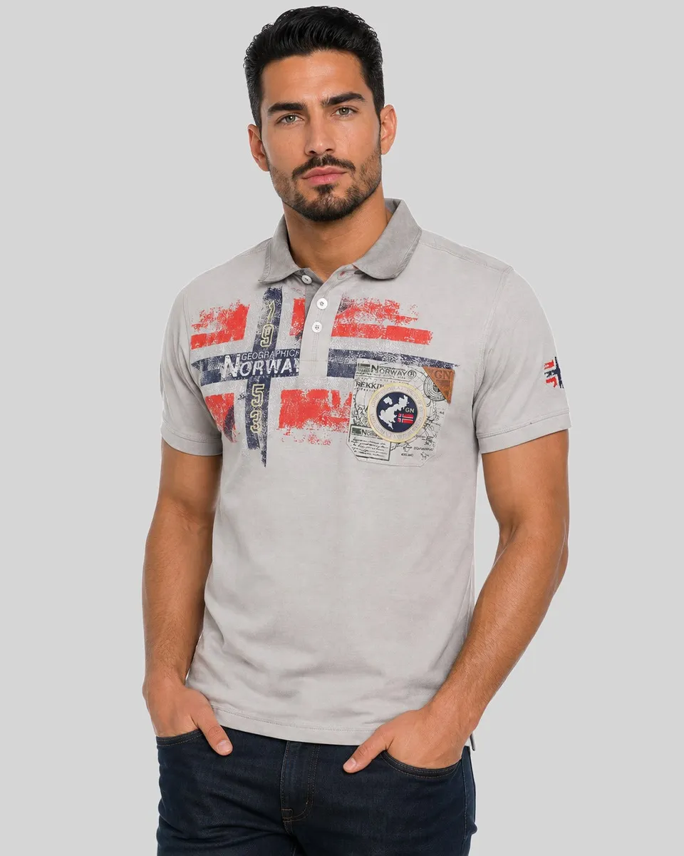 geographical-norway-kamo-polo-herren-kurzarm-blau image 1