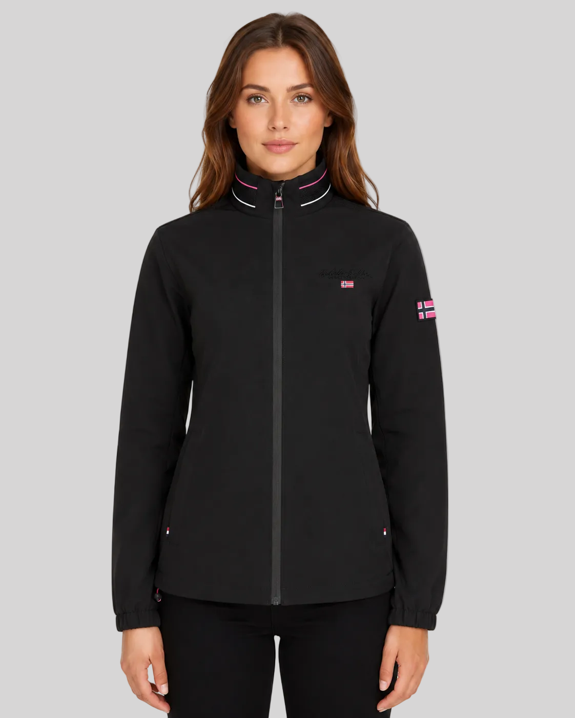geographical-norway-birmo-damen-bergangsjacke-schwarz-100-polyester-leicht image 1