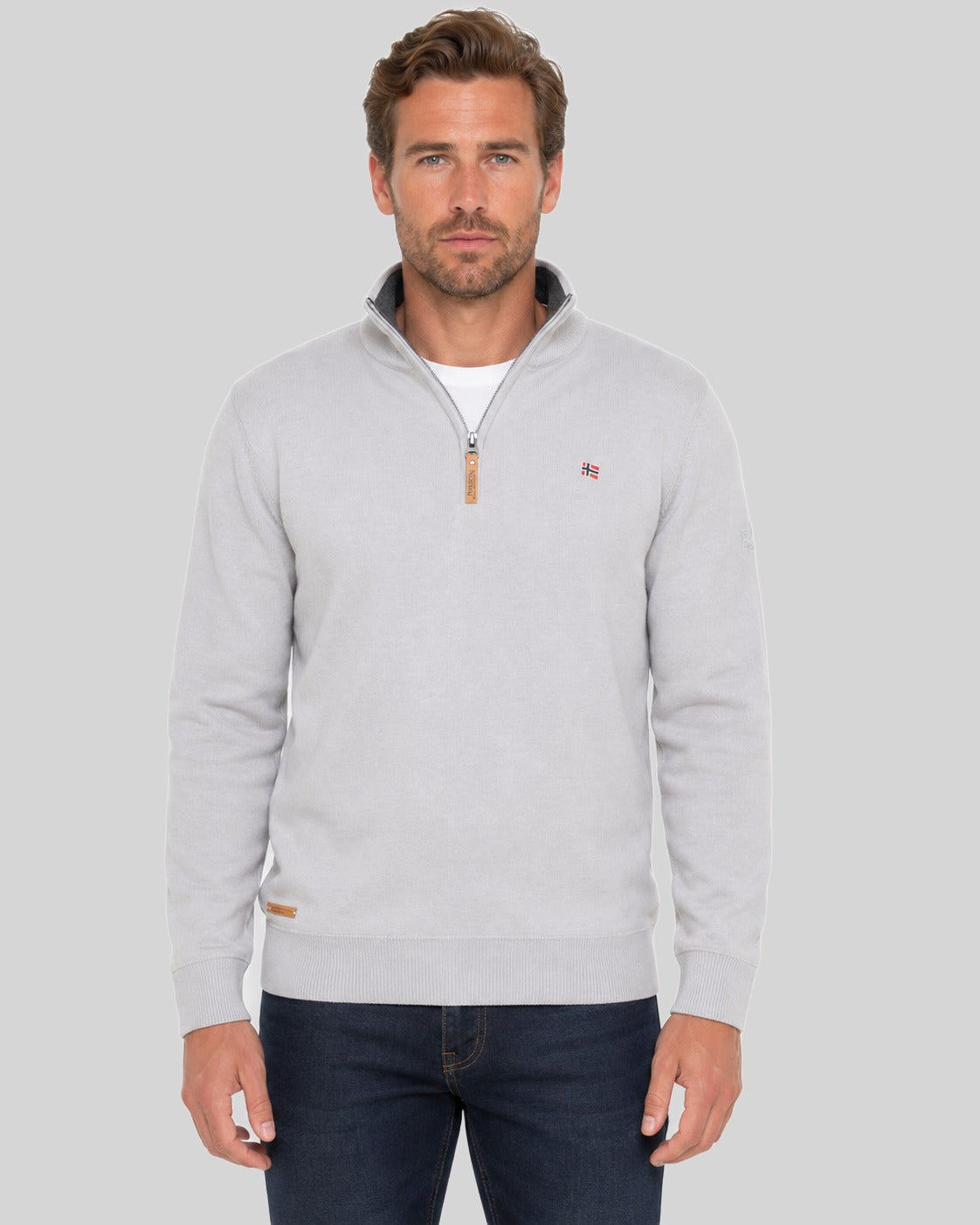 geographical-norway-fregate-hz-pullover-herren-schwarz-mit-rei-verschluss image 1